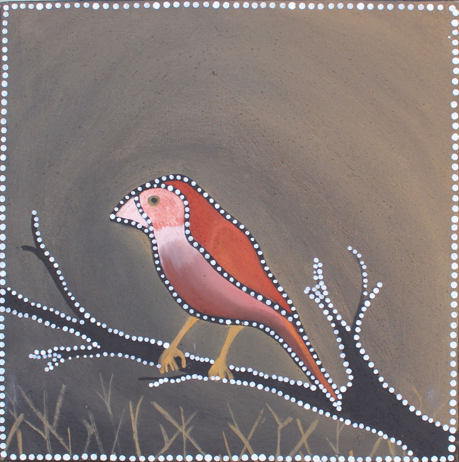 April Nulgit, Red Robin Bird - "When robins appear, loved ones are near", 2023