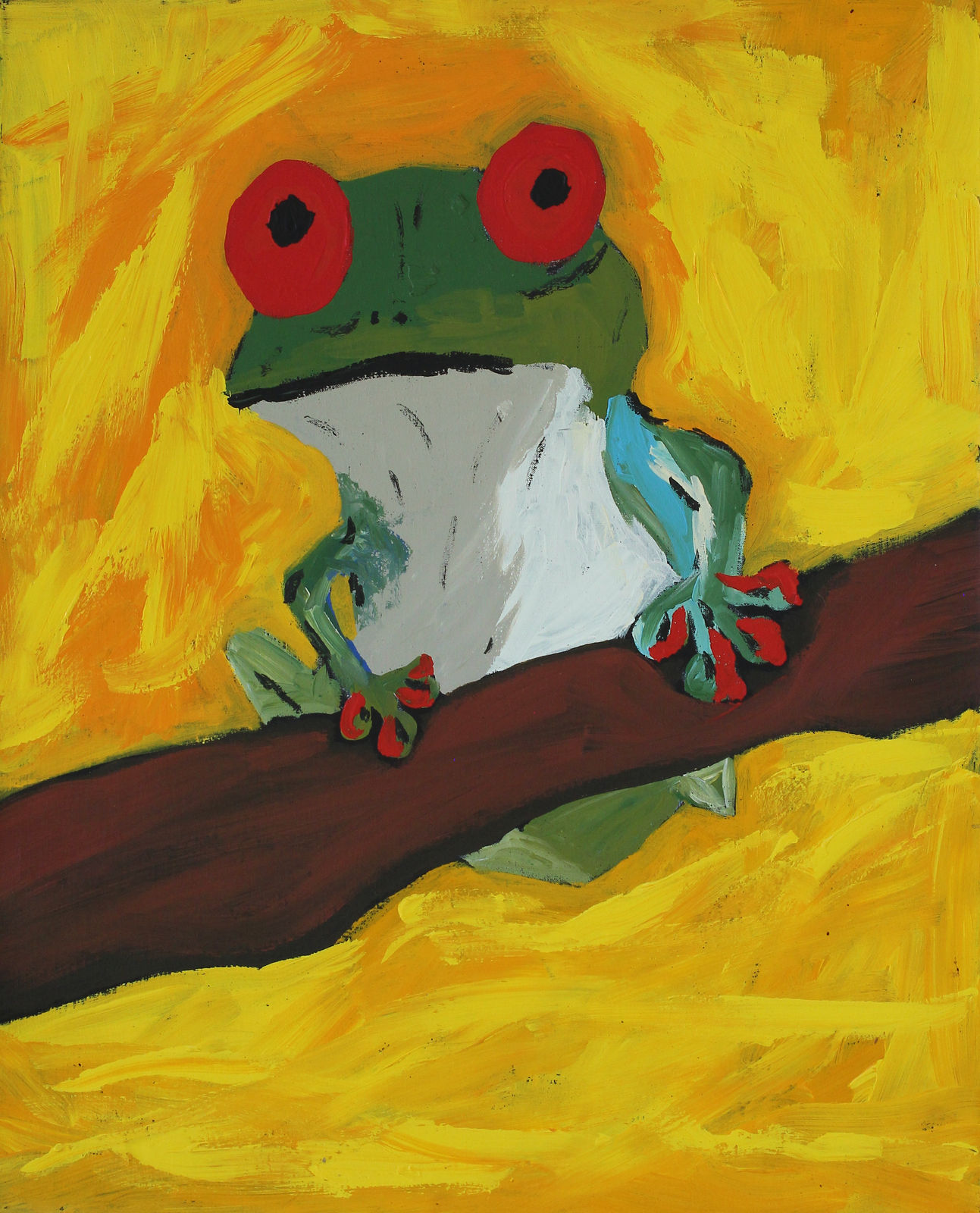 Cherylyn Napangardi Granites, Untitled (frog), 2023