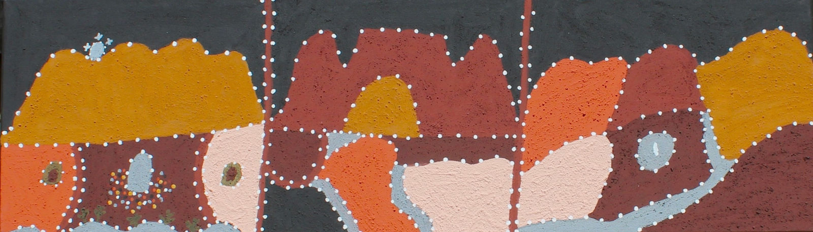 Shirley Purdie (Birrmarriya), Three dreamtime stories- Kangaroo Dreaming (Norton Bore), Young boy looking for Sugar bag- Gilban Violet Valley and the Eagle & the Crow dreaming- by Shirley Purdie, 2025