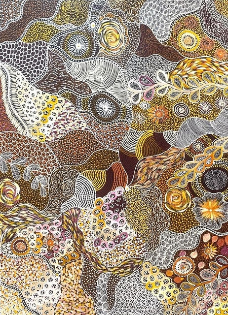 Janet Golder Kngwarreye, Alhalkere Country, 2025