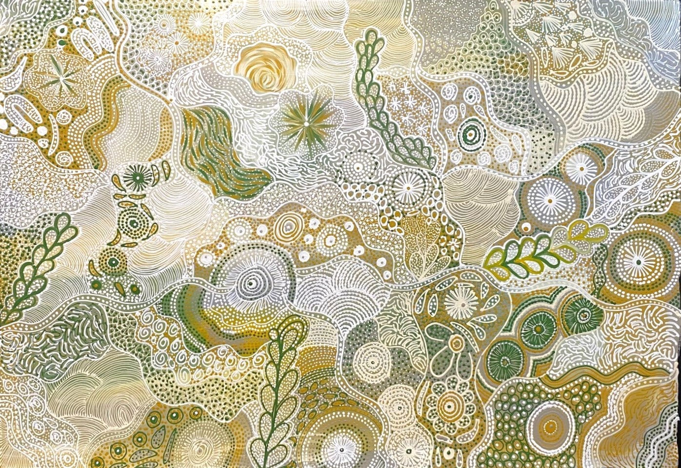 Janet Golder Kngwarreye, My Father's Country, 2025