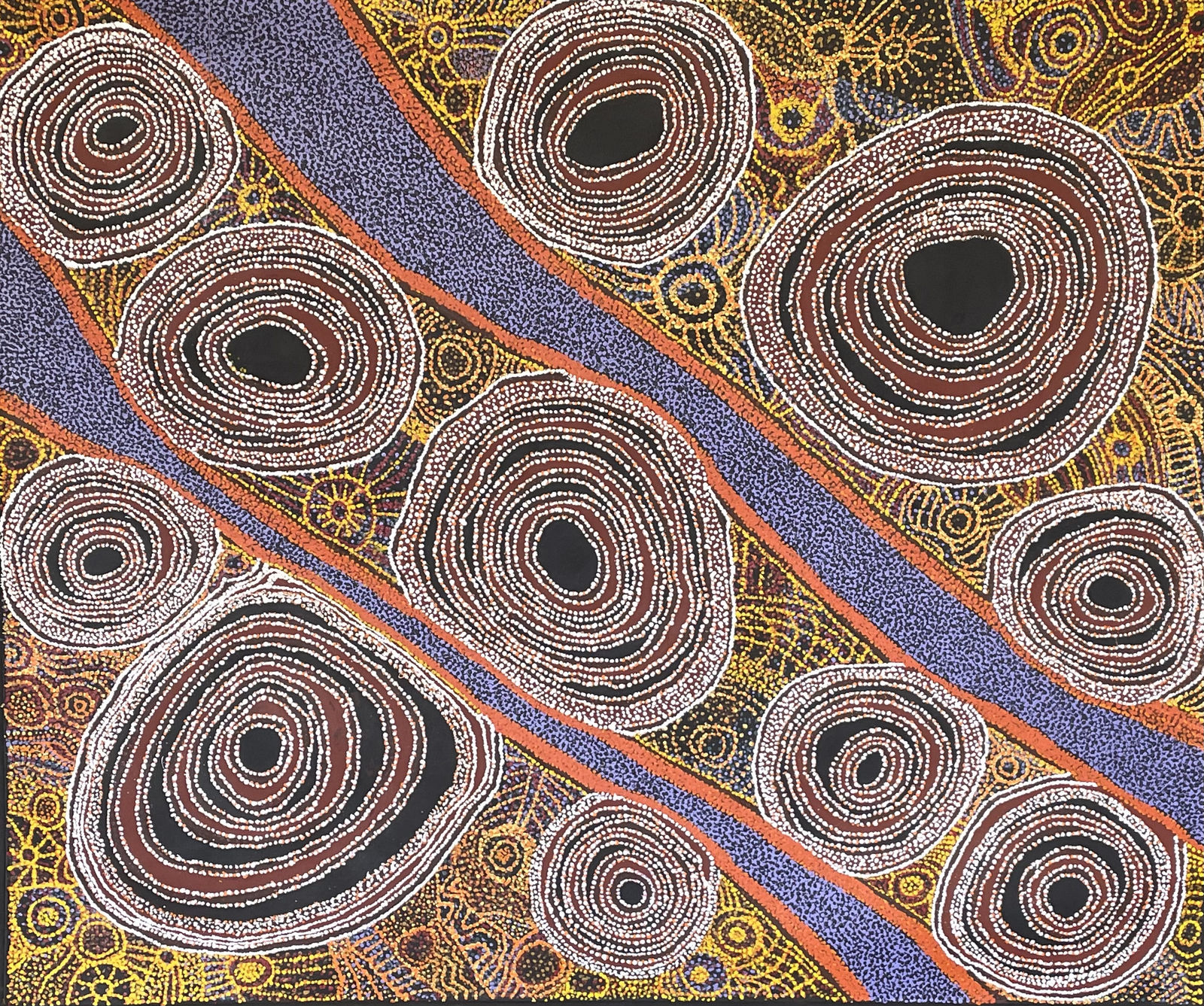 Rene Kulitja, Kungkarangkalpa - The Seven Sisters, 2021