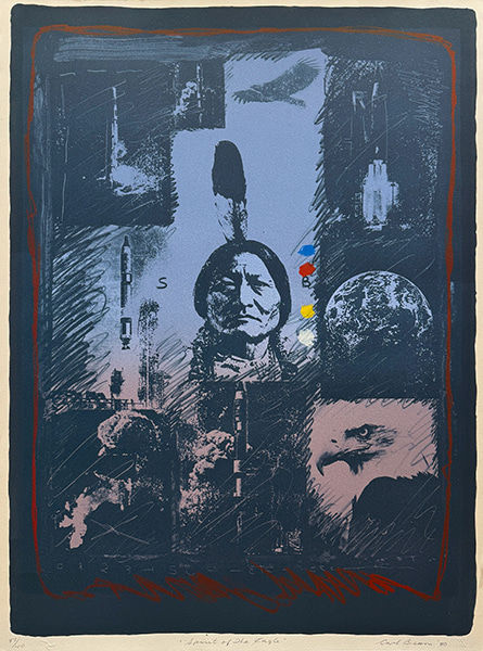 Carl Beam, Spirit of the Eagle, 1980