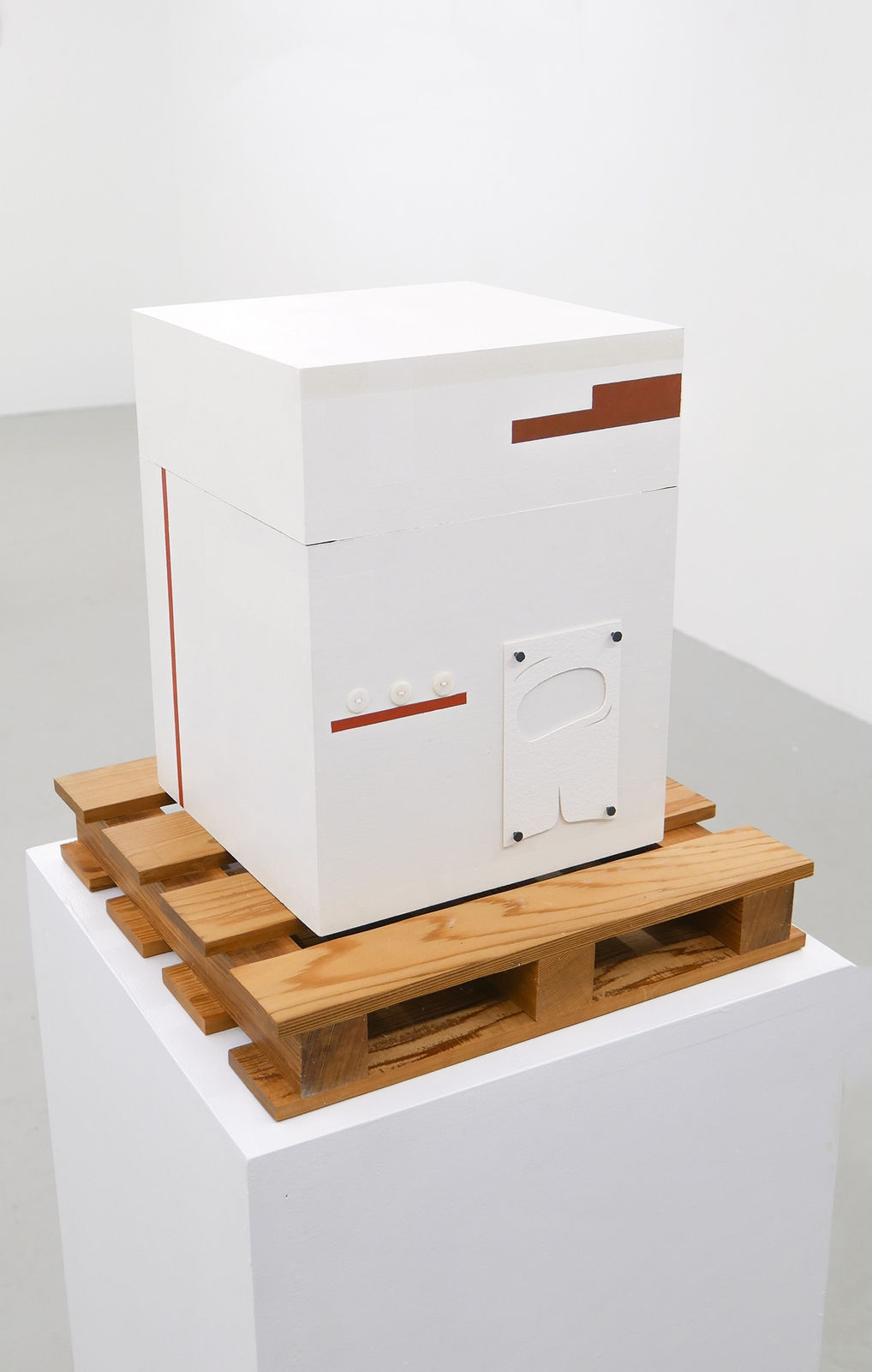 Mark Preston, Button Blanket Abstract Box 3, 2019