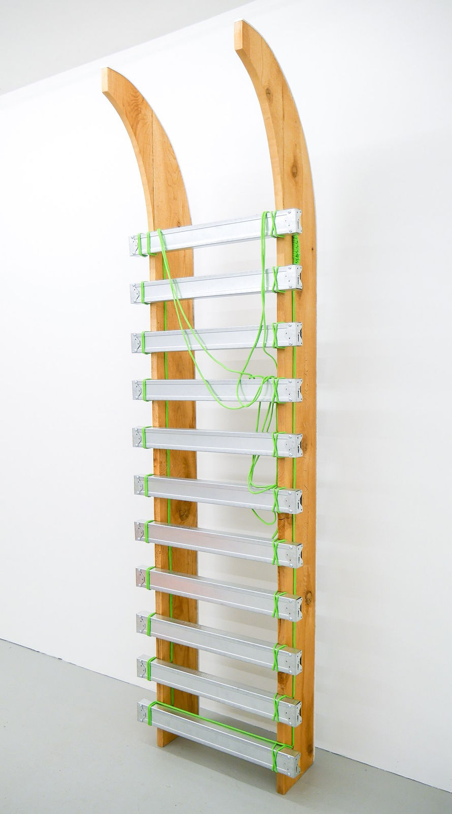 Maureen Gruben, Moving with joy across the ice as my face turns brown from the sun (Sled), 2019