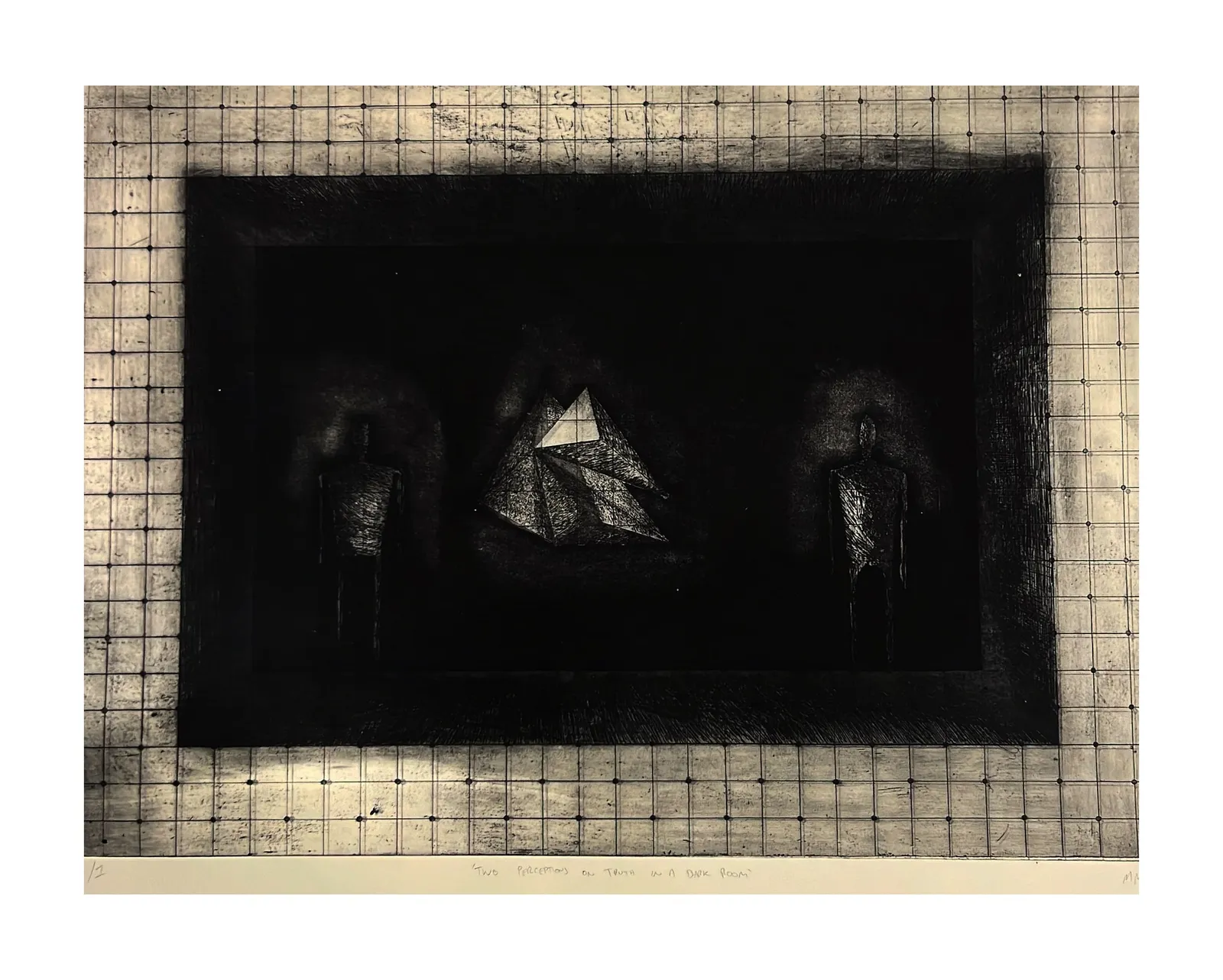 Max Morey - Burrows, Two Perspectives on Truth in a Dark Room, 2022