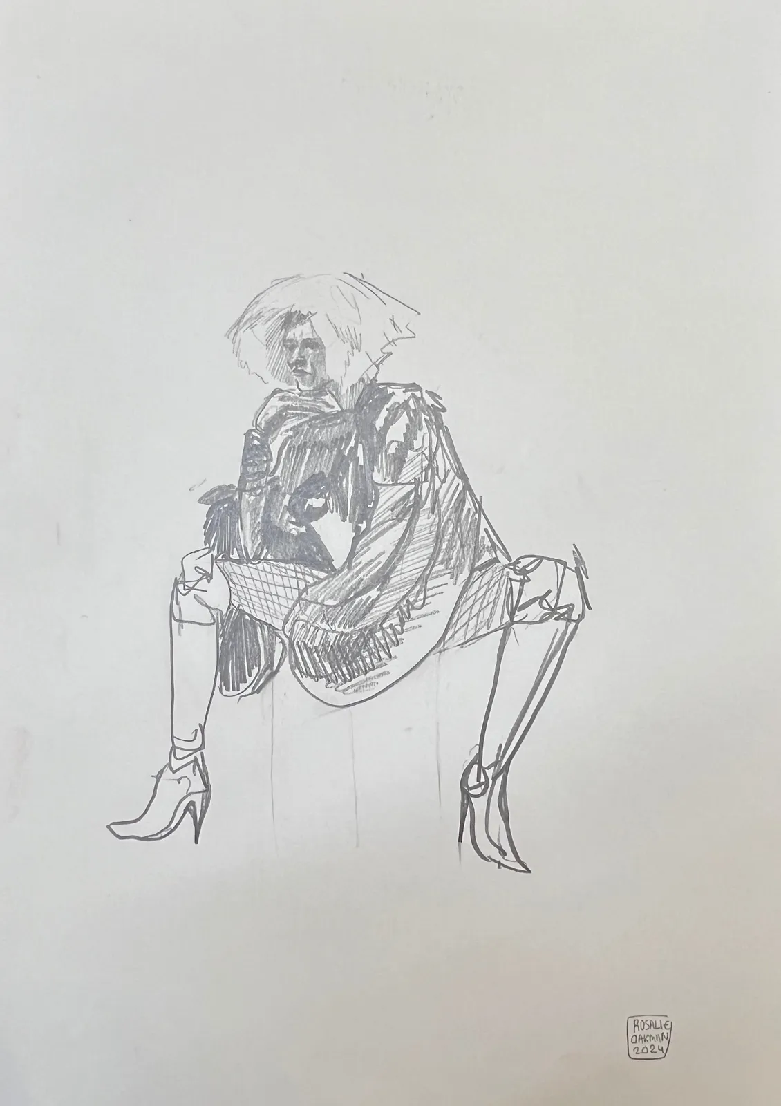 Rosalie Oakman, Janet Sitting, 2024