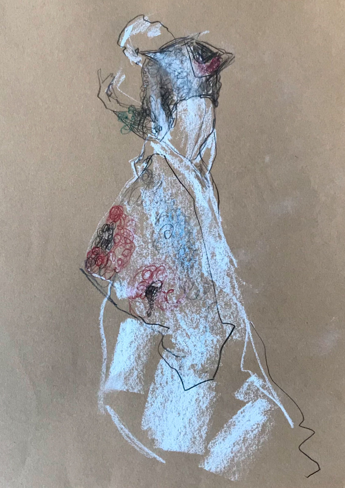 DRAWING CABARET COUTURE, DCC x Karina Bondareva by DCC Artist Deb VanderG, 2022