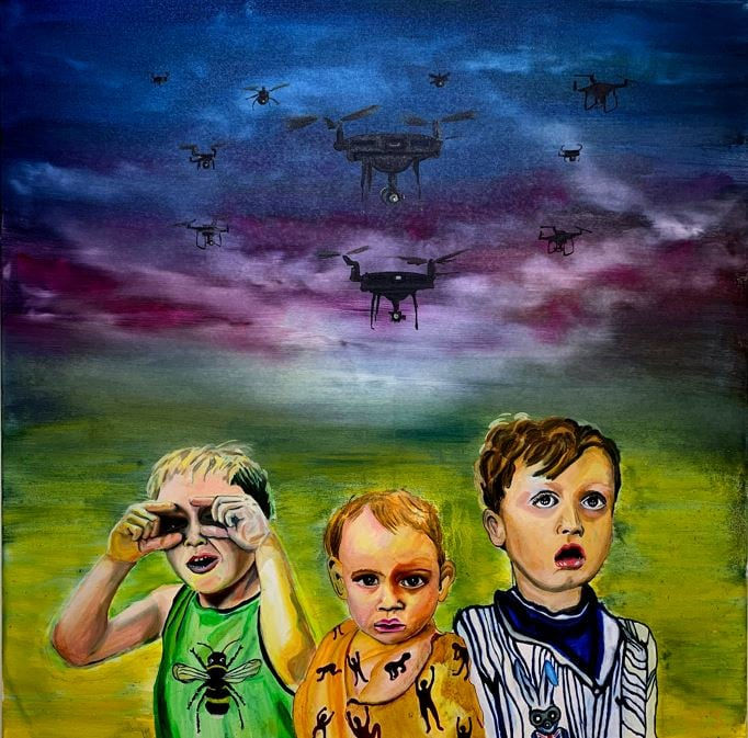 CW STUBBS, Drone War Babies, 2019