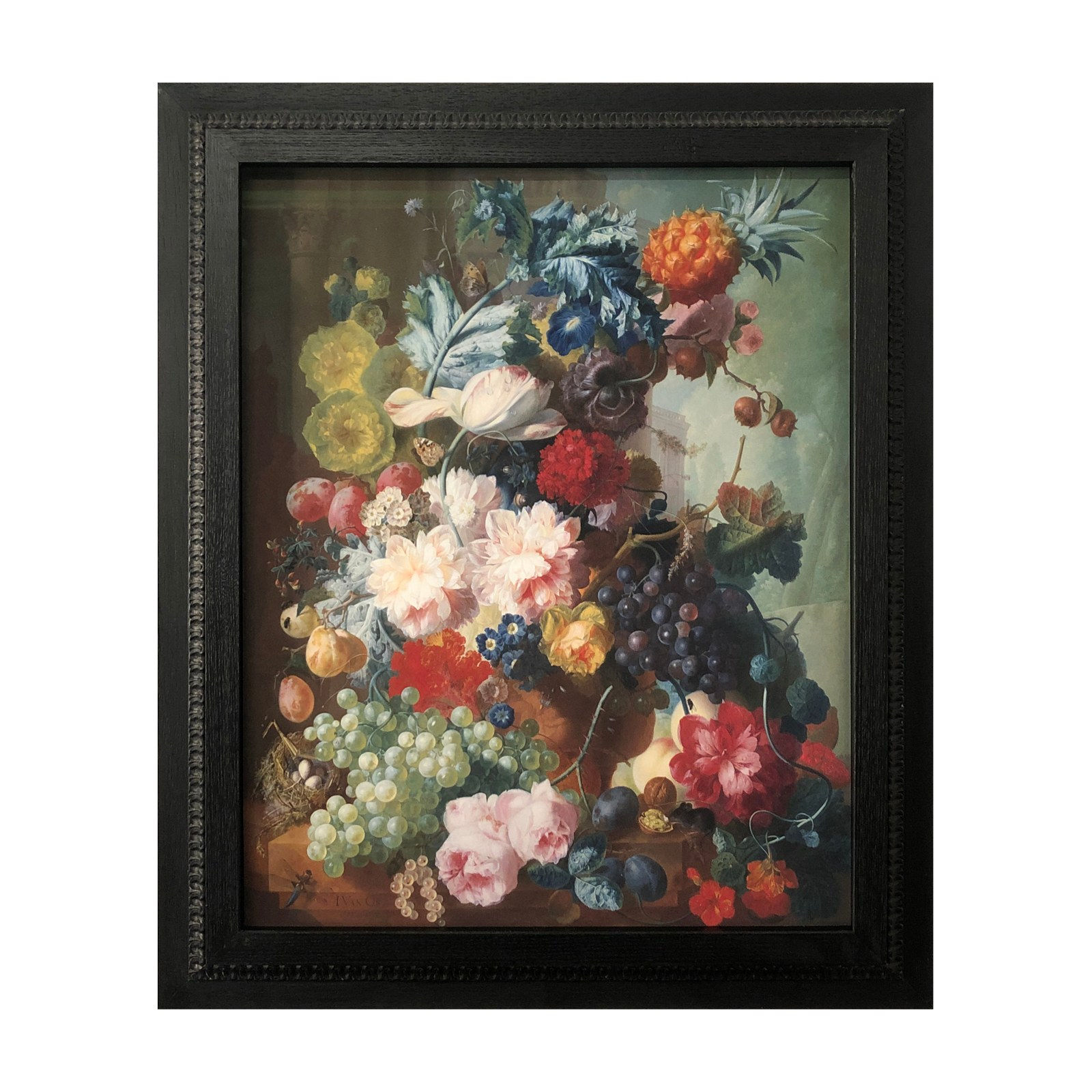 Jan Van Os, Fruit and Flowers in a Terracotta Vase, 1778