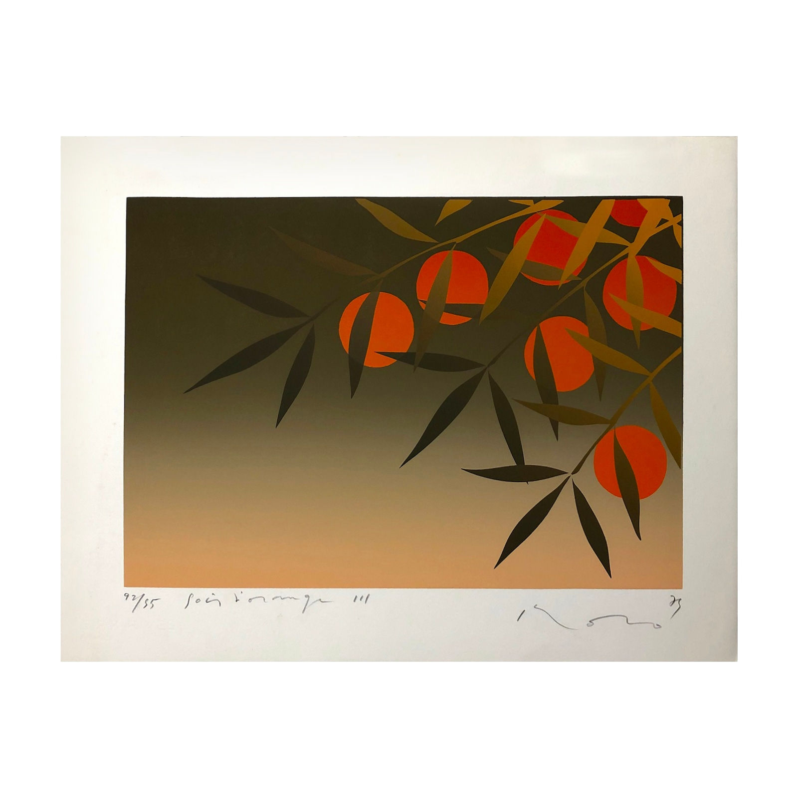 Kozo Inoue, Soir d’Orange III, 1981