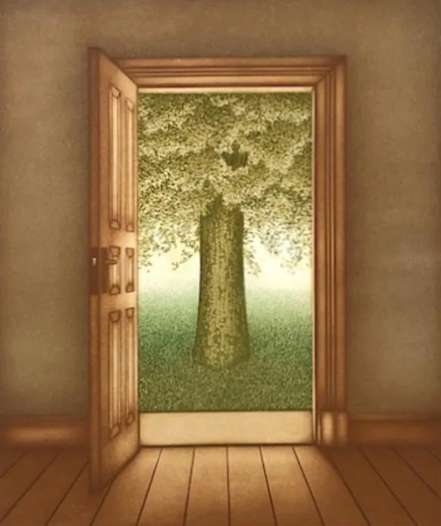 Elisabeth von Holleben, Untitled [Tree in Doorway], 1978