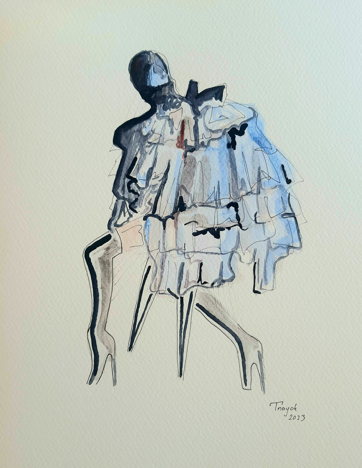 DRAWING CABARET COUTURE, Ferus by DCC Artist Tanvi Nayak, 2023