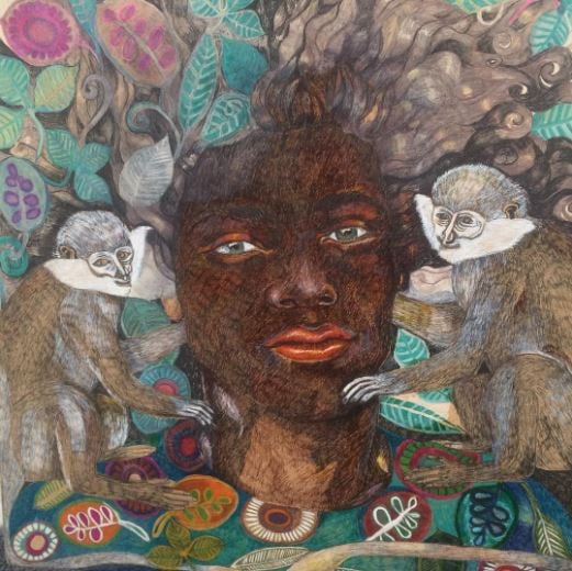 Jenny Gordon, Boy with Monkeys, 2020