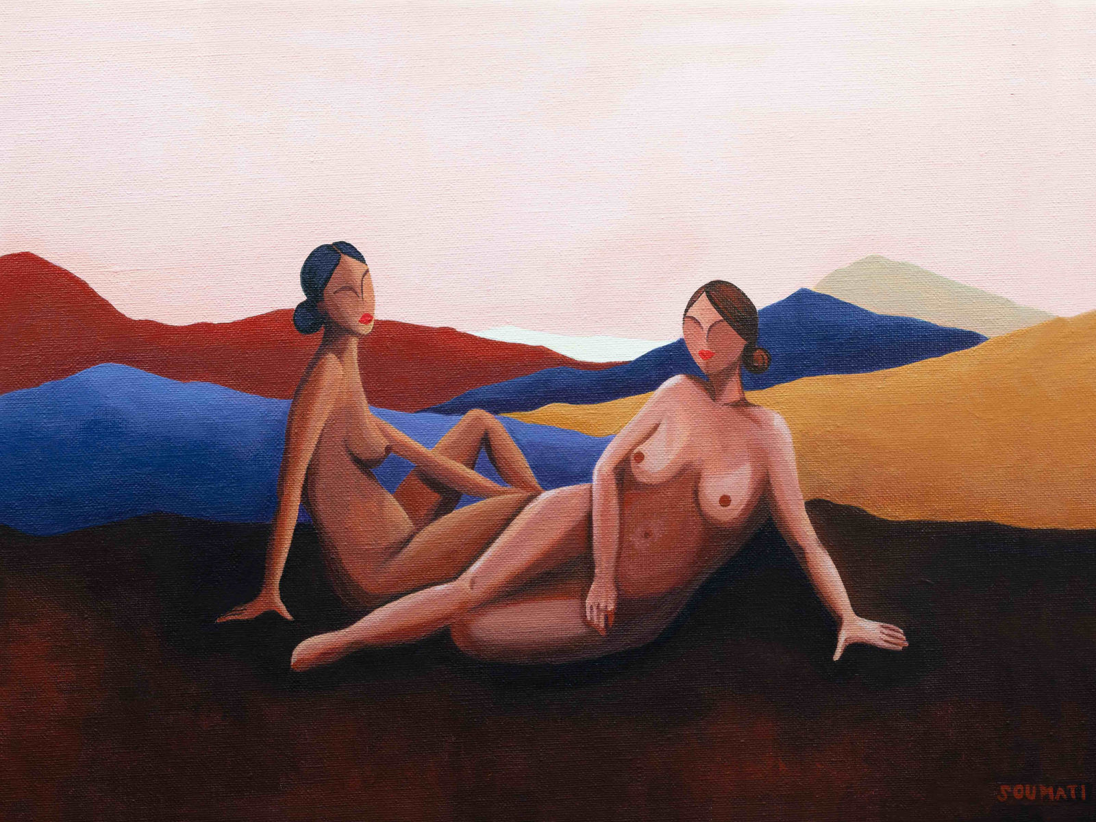 Soumati, Atlas sisters dusk, 2021