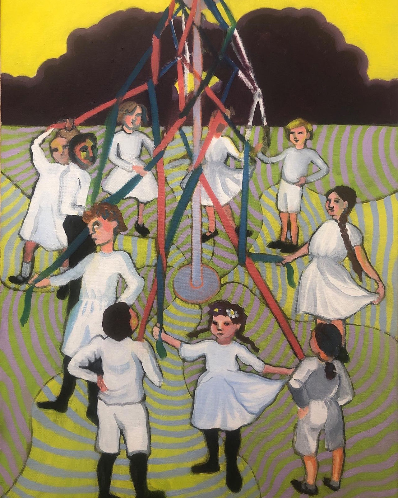 Nicola Hepworth, Maypole Dancers, 2022