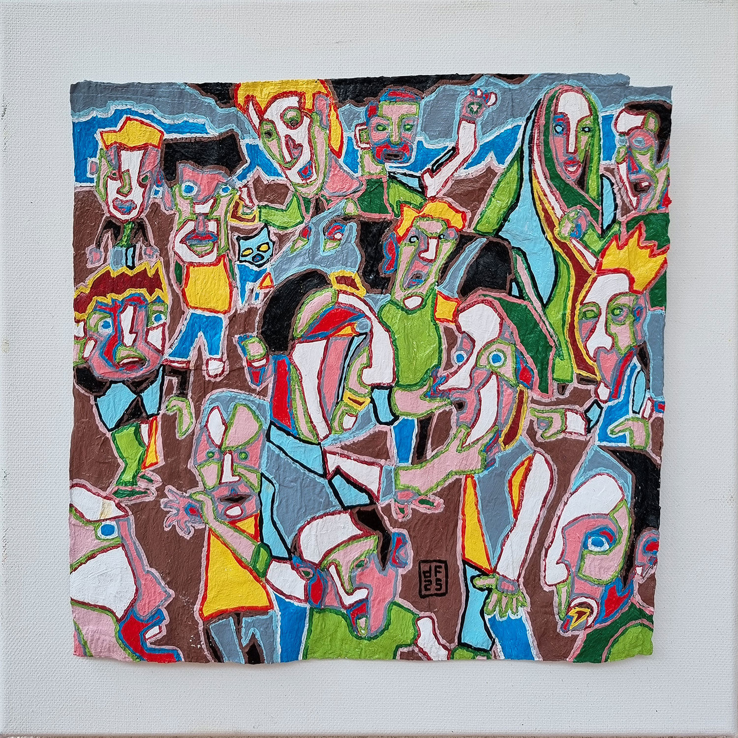 Philippe Nicolas, Contours toile N°5, 2025