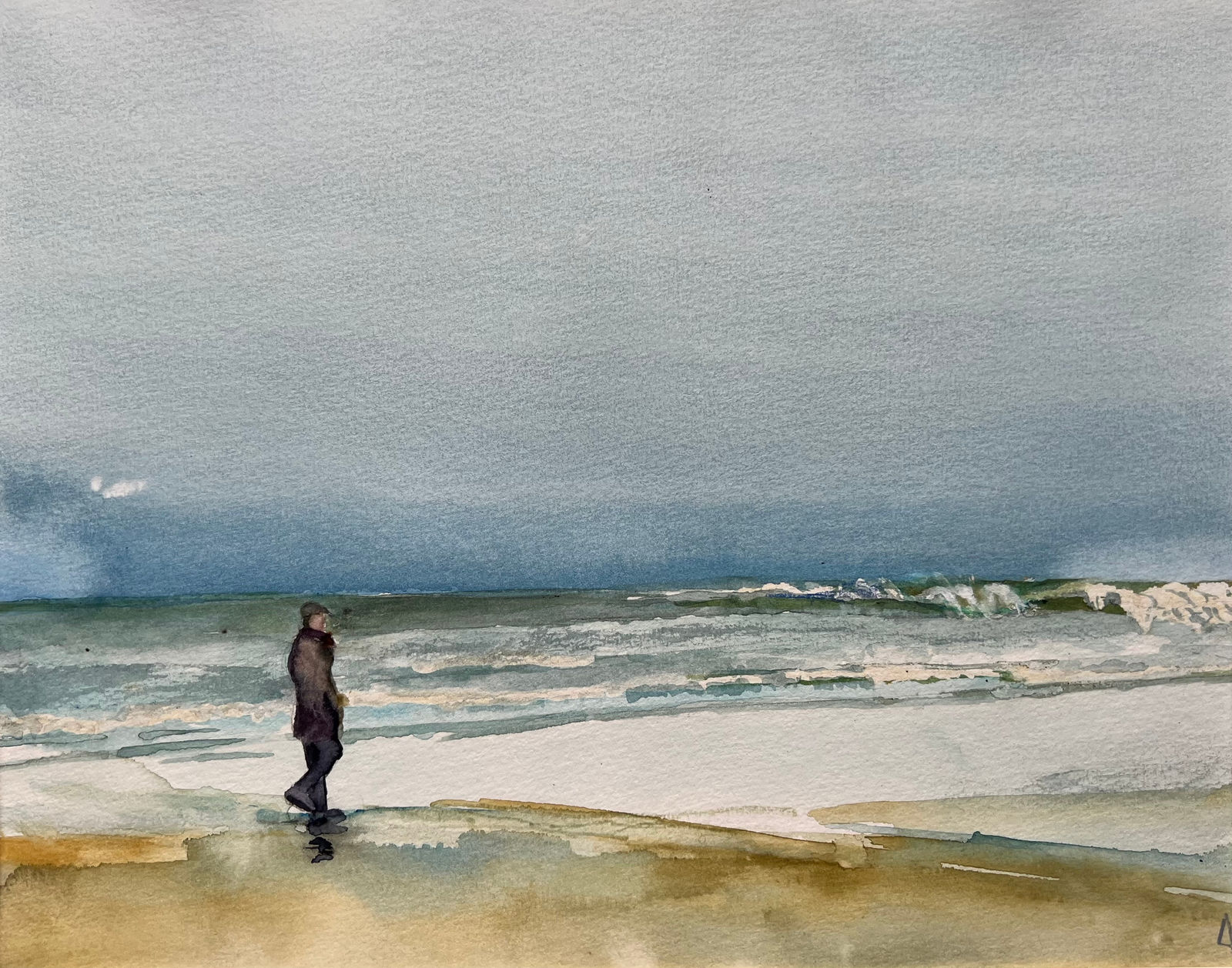 Agnès Loumagne-Bondu, Promenade à Hardelot , 2019