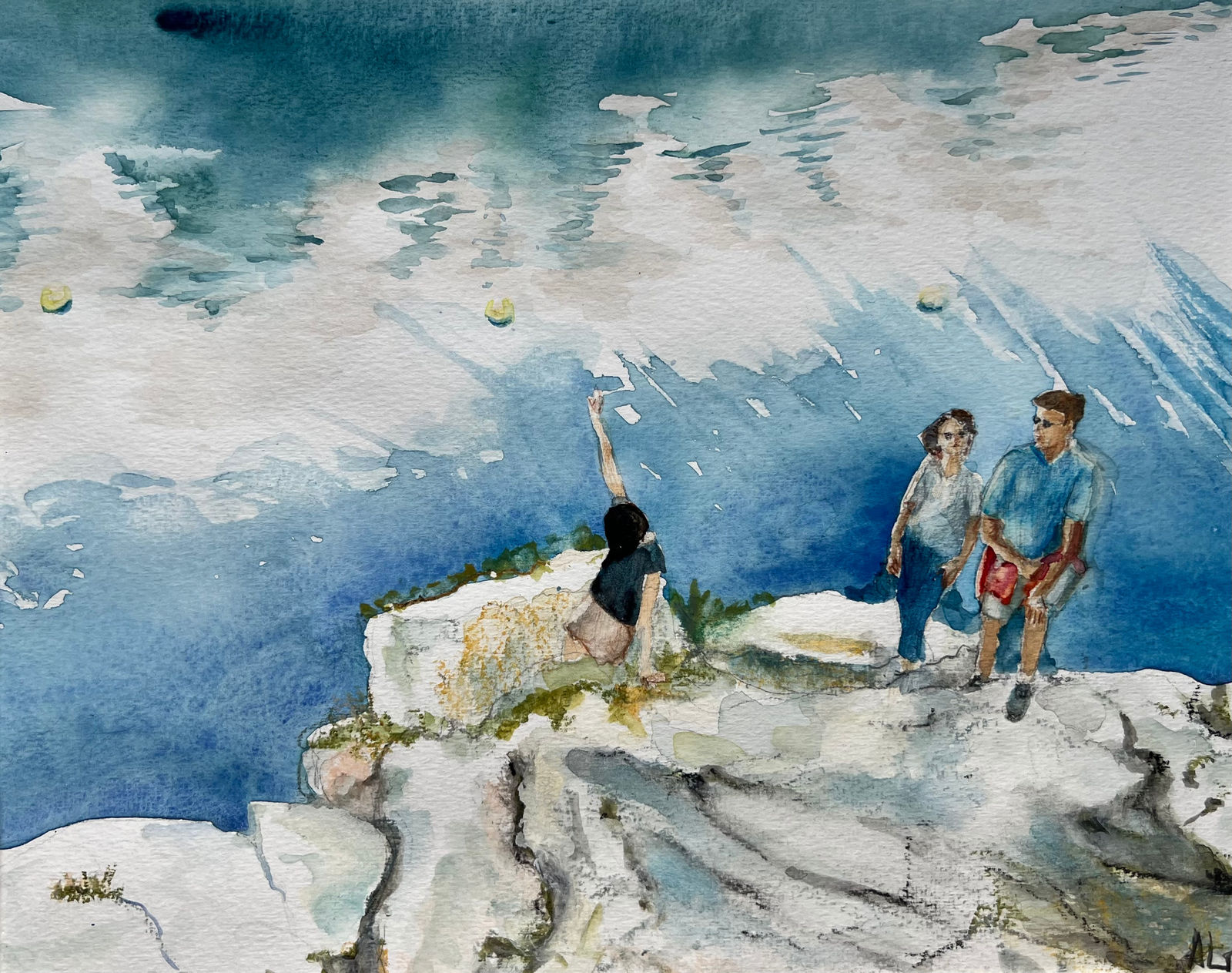 Agnès Loumagne-Bondu, Calanques Méditerranée, 2021