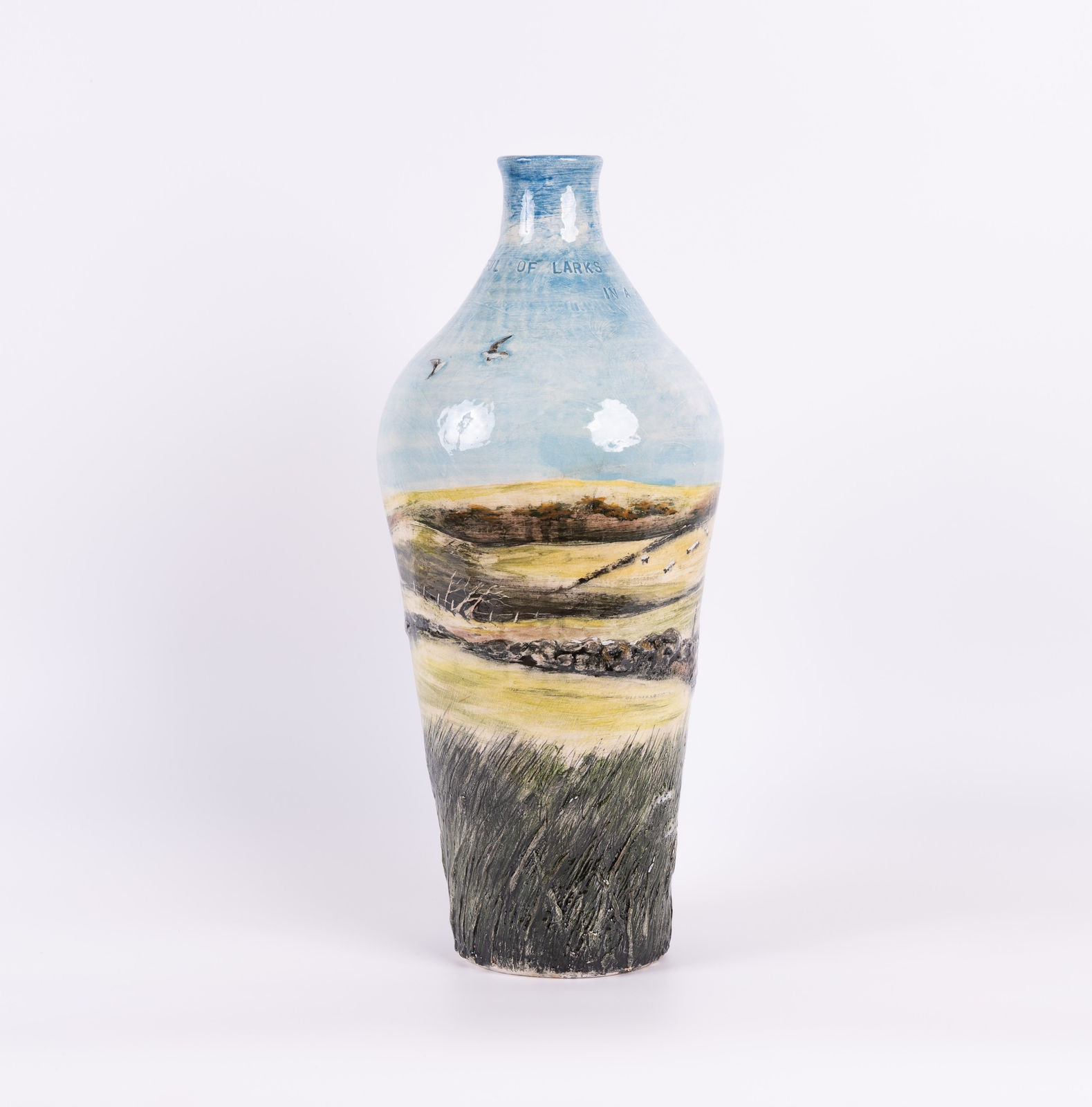 Helen Gittins, Ebrill 'A springful of larks in a rolling cloud'