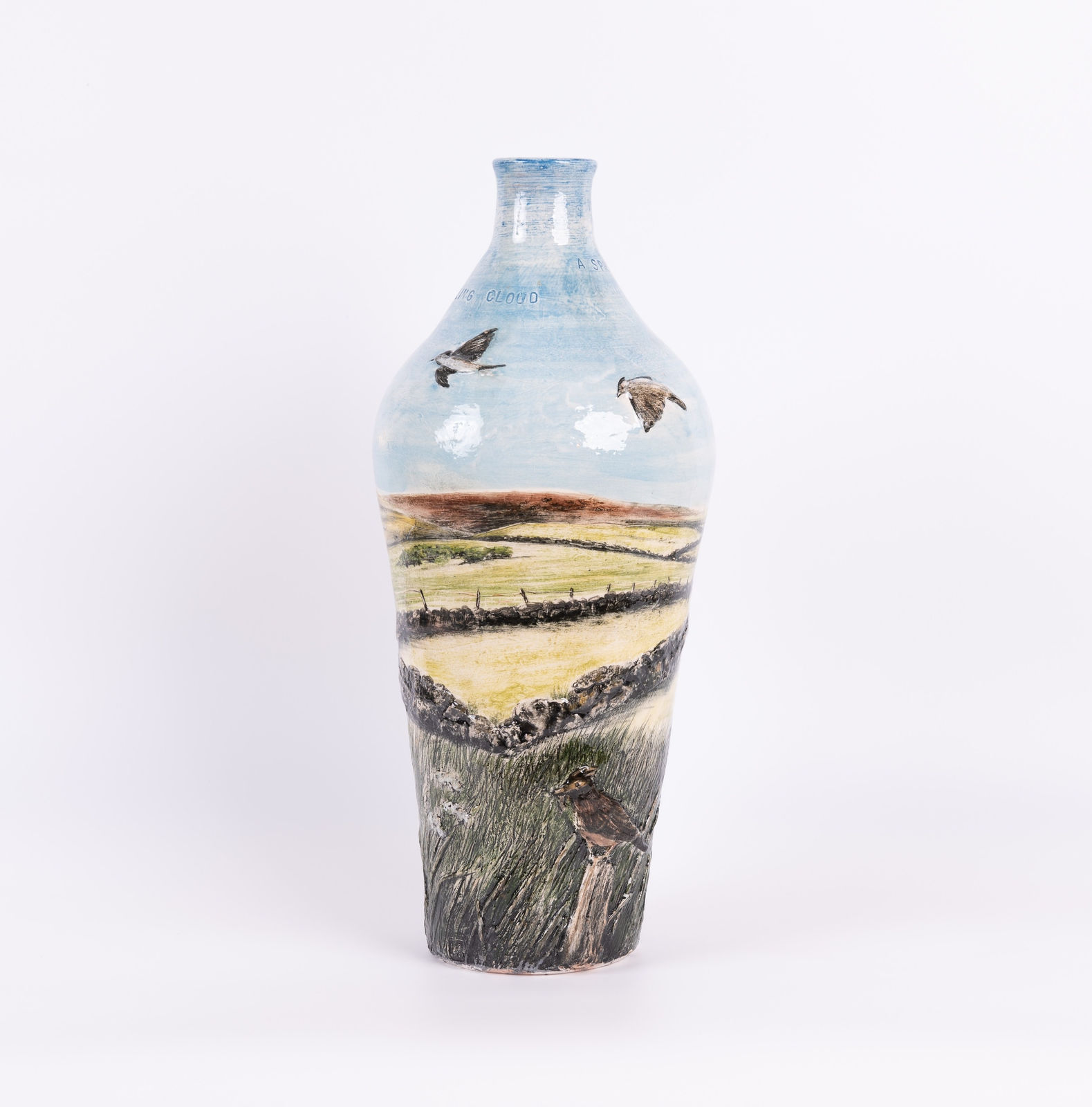 Helen Gittins, Ebrill 'A springful of larks in a rolling cloud'