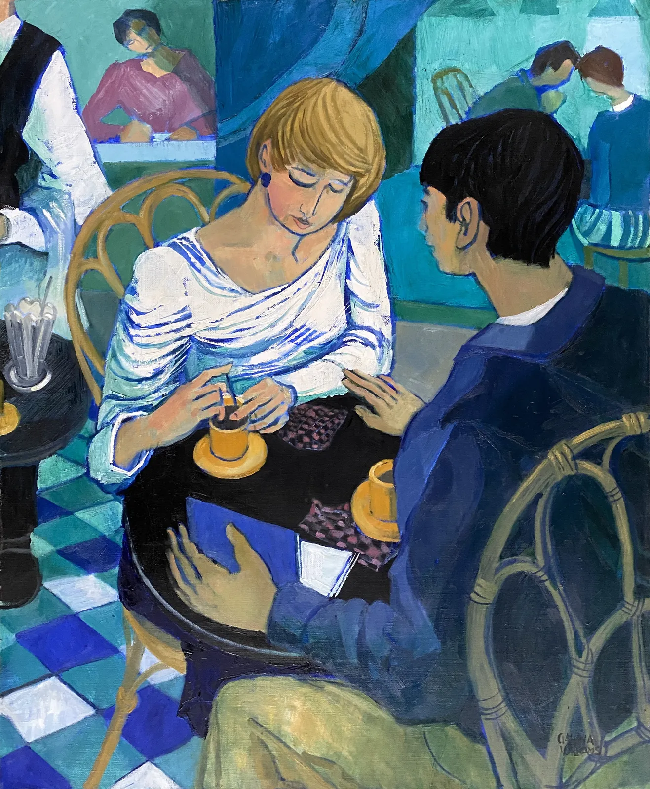 Claudia Williams 1933 - 2024, Coffee Time, 1997