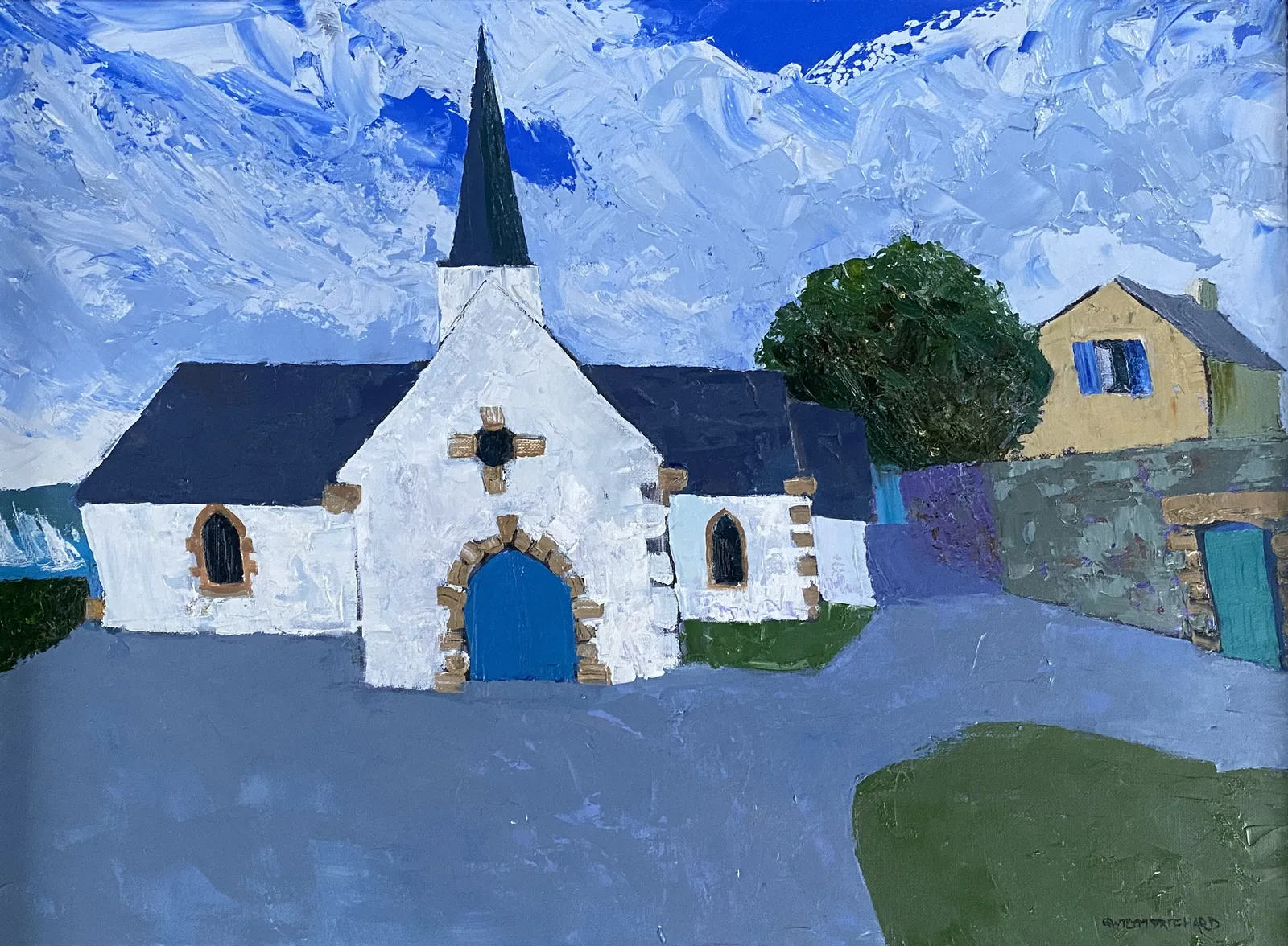 Gwilym Prichard 1931 - 2015, Church, Brittany, 2008