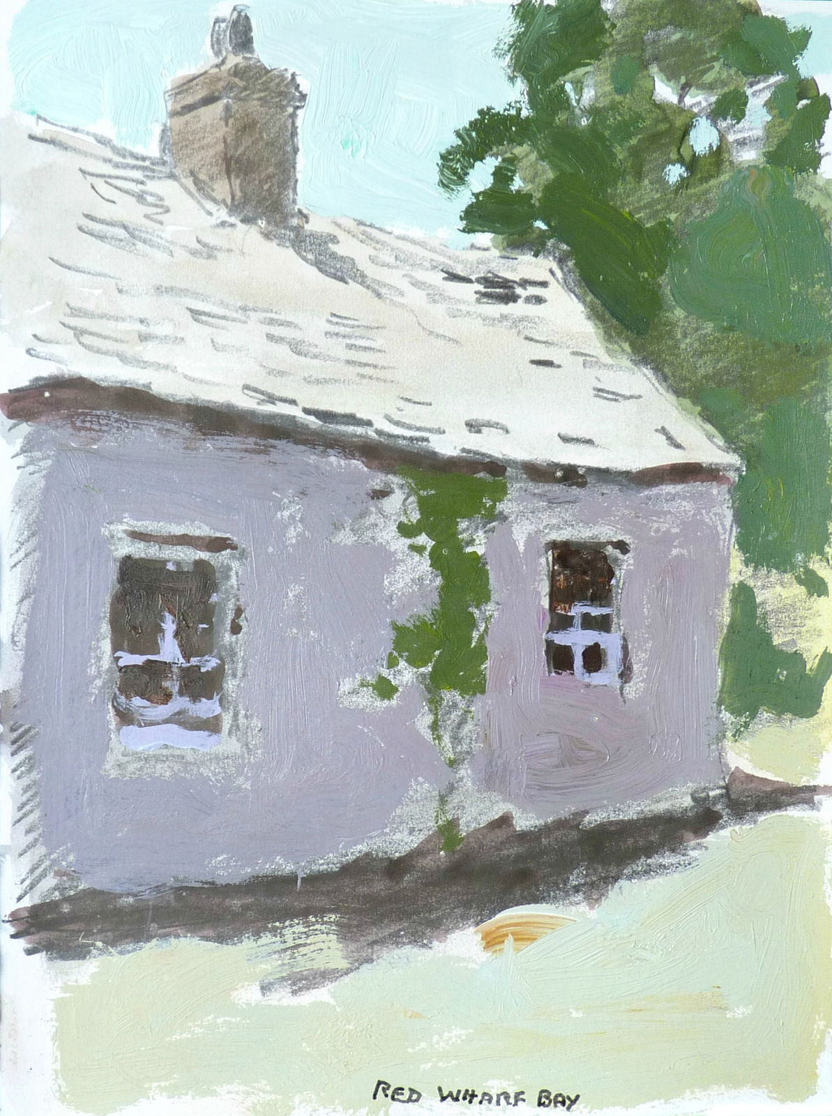 Donald McIntyre 1923 - 2009, Purple Cottage, Red Wharf Bay