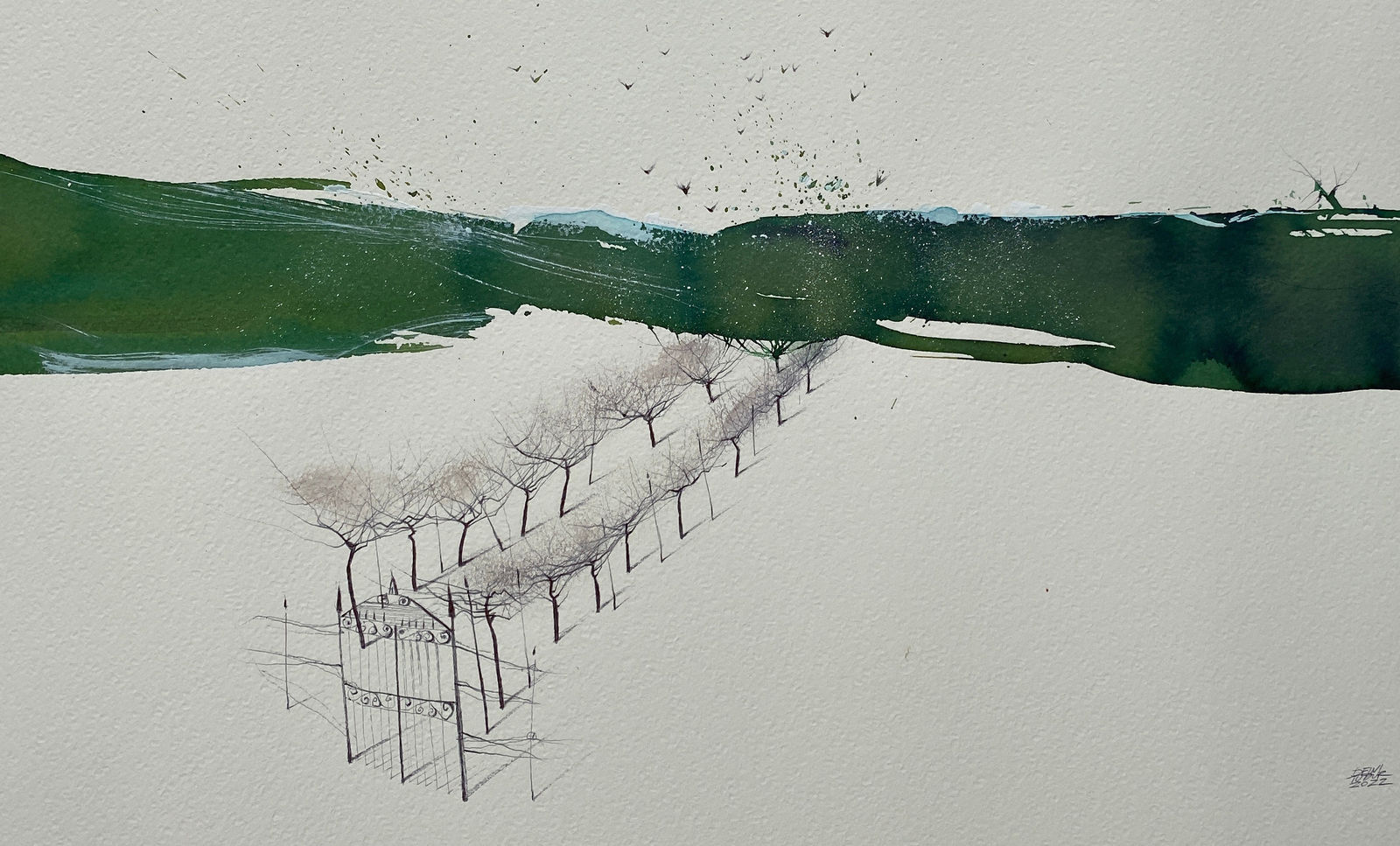 Dewi Tudur, Dail a Drudwy / Leaves and Starlings