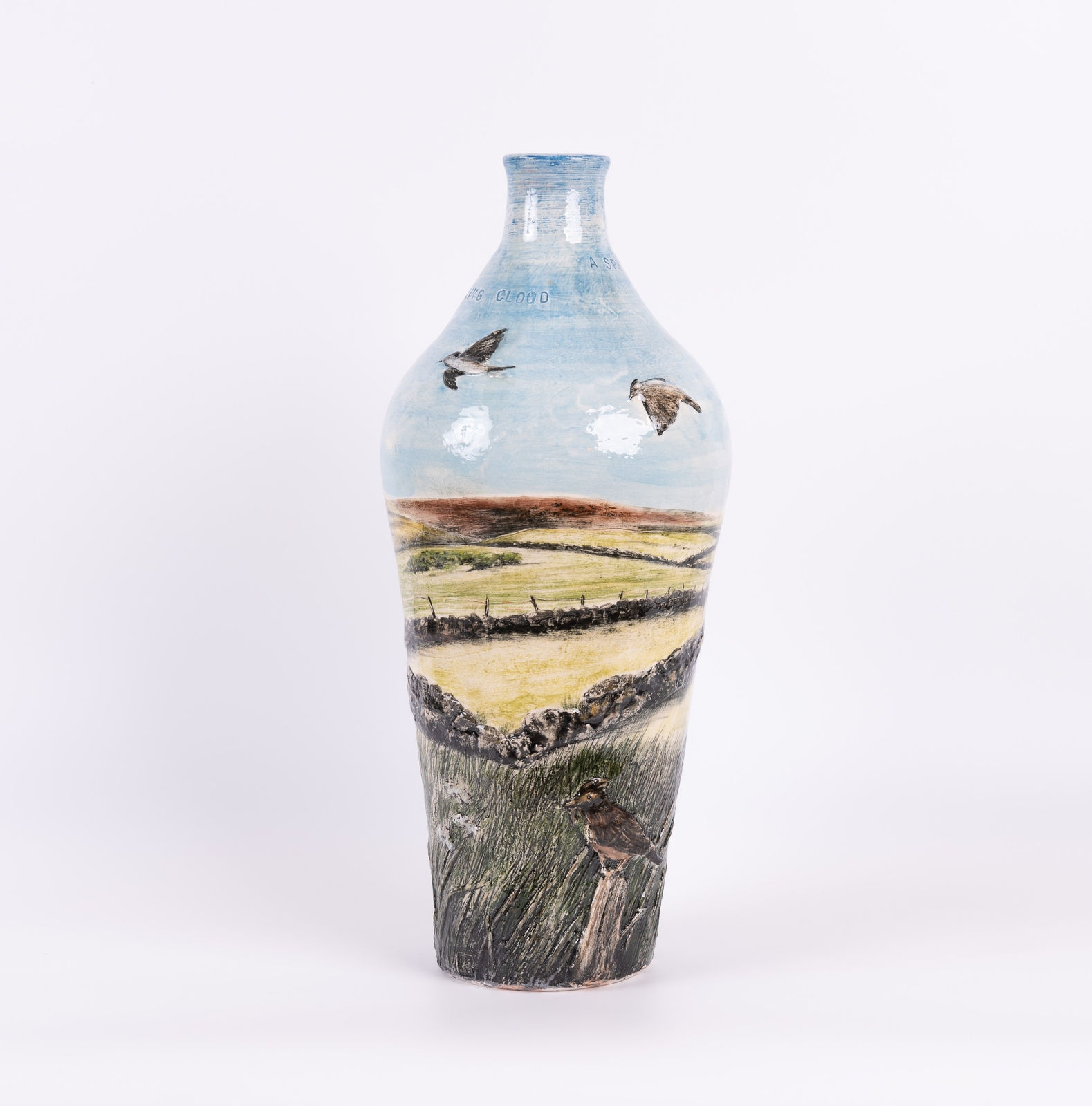 Helen Gittins, Ebrill 'A springful of larks in a rolling cloud'