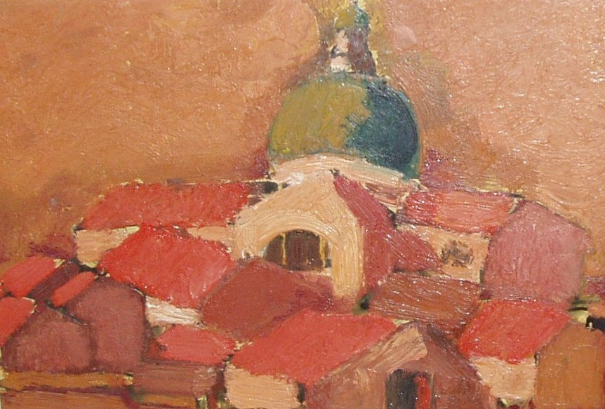 Josef Herman 1911 - 2000, Ibiza Church