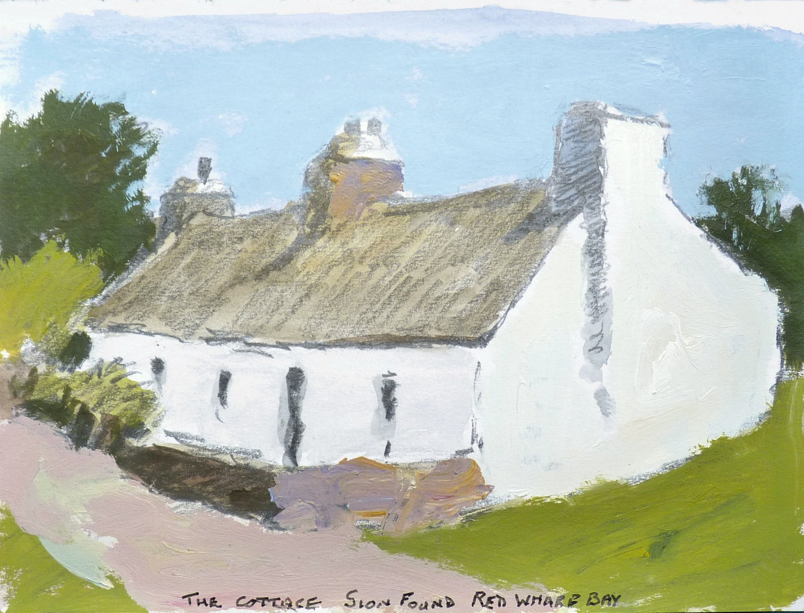 Donald McIntyre 1923 - 2009, The Cottage Sion Found, Red Wharf Bay