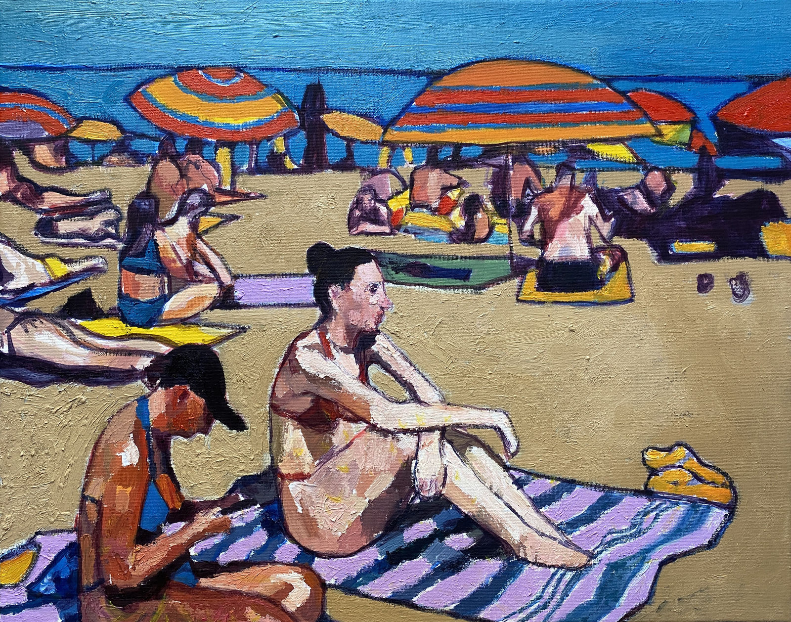 Meirion Ginsberg, Golygfa Traeth I | Beach Scene I, 2025