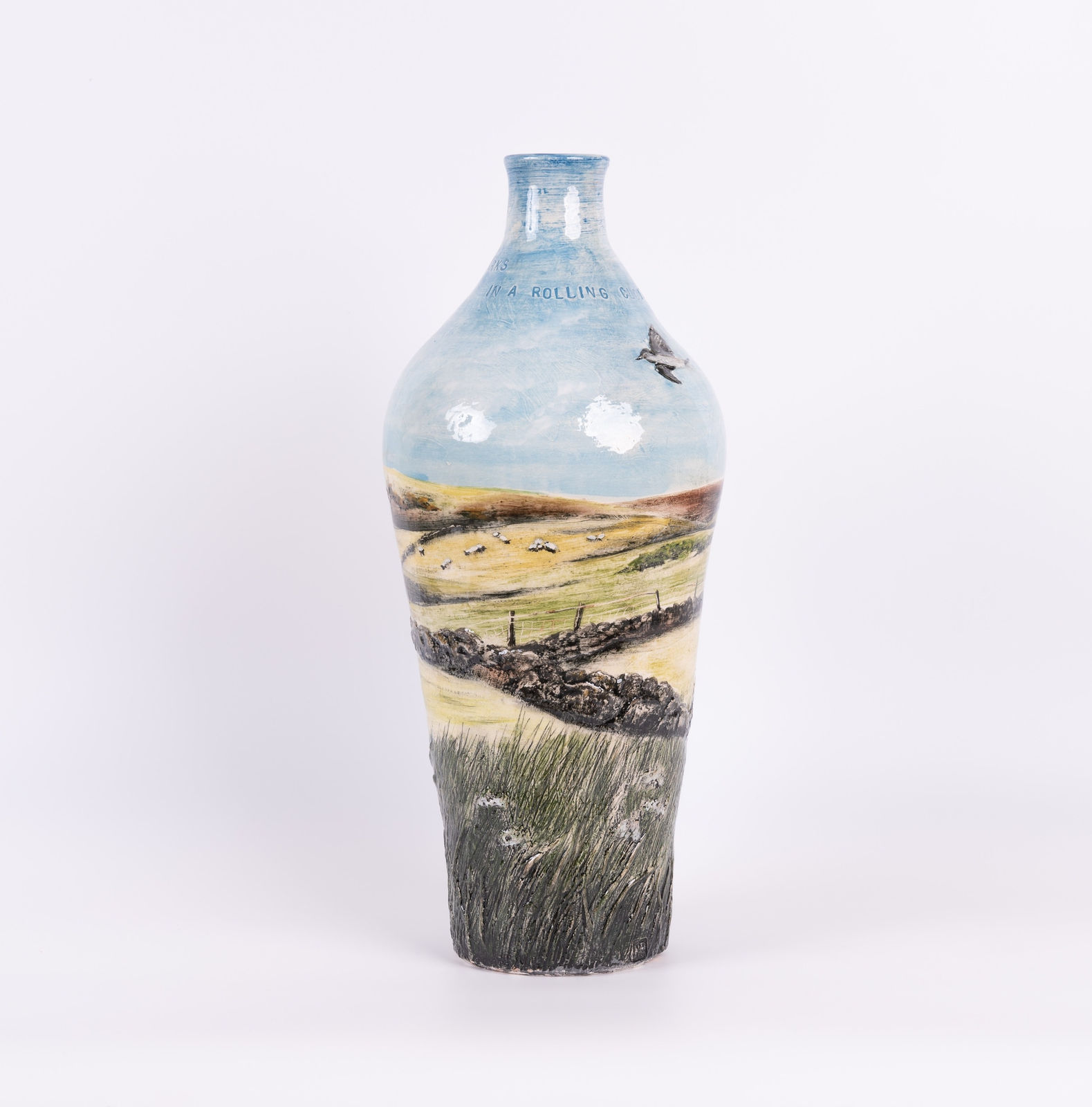 Helen Gittins, Ebrill 'A springful of larks in a rolling cloud'