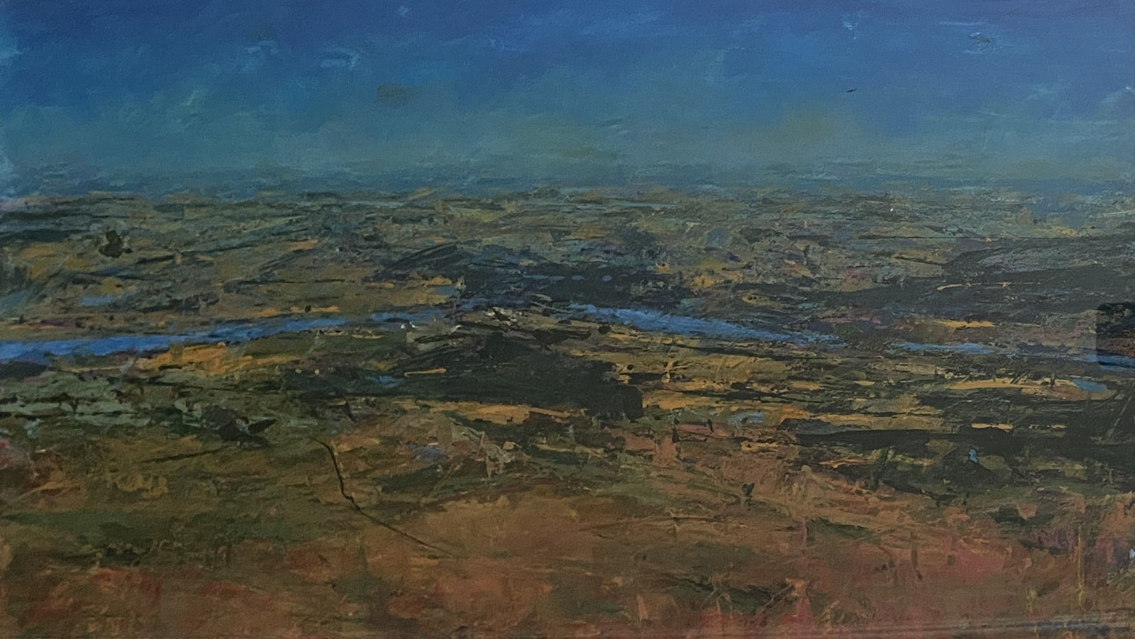 Martin Collins 1941 - 2023, High Summer, Conwy Valley from Tal y Fan