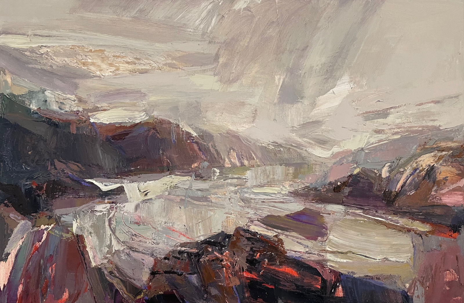 Beth Fletcher, Tide Turns and Takes the Sky, 2024