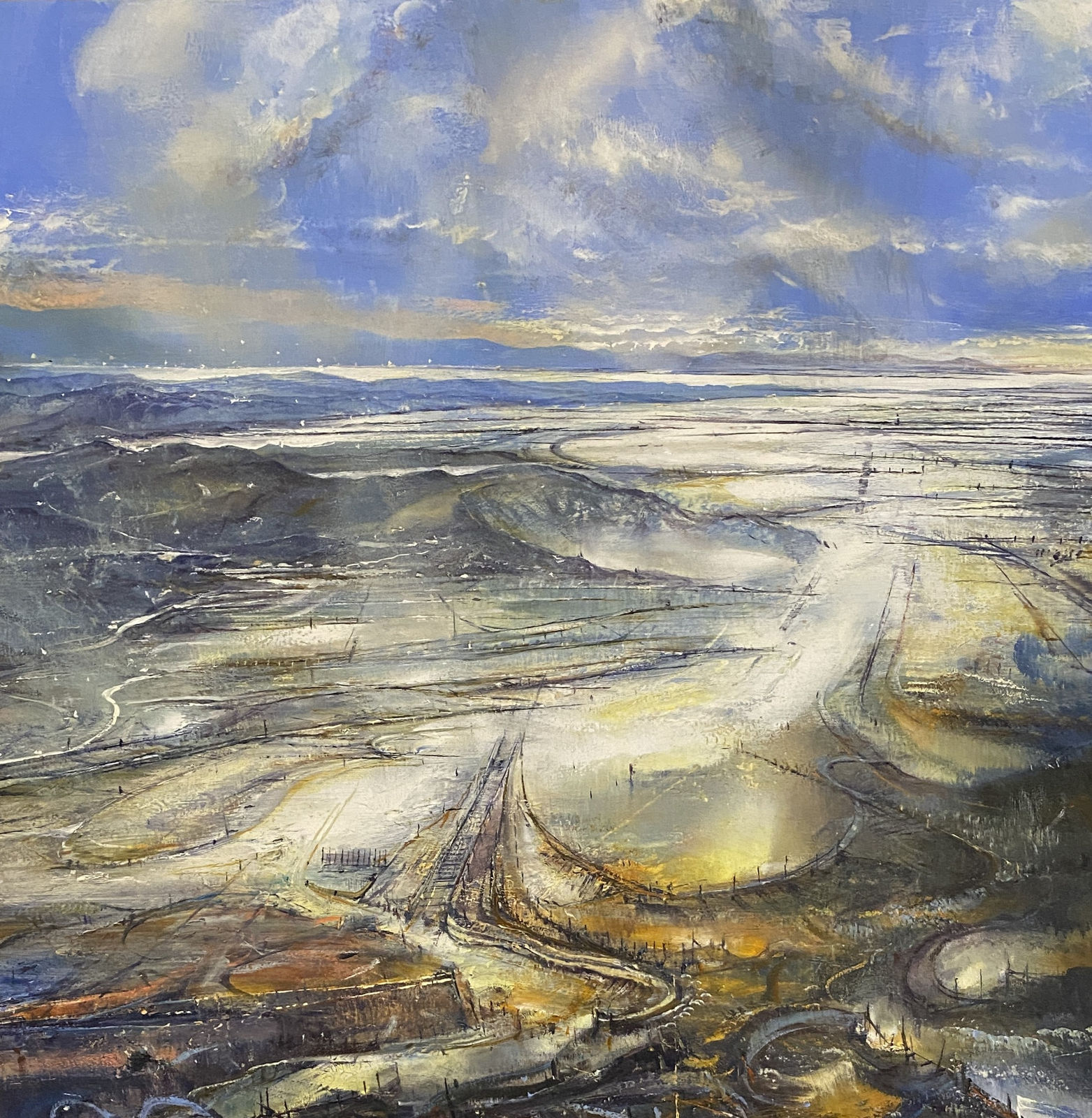 Iwan Gwyn Parry, Low Tide at Aberdyfi, 2025