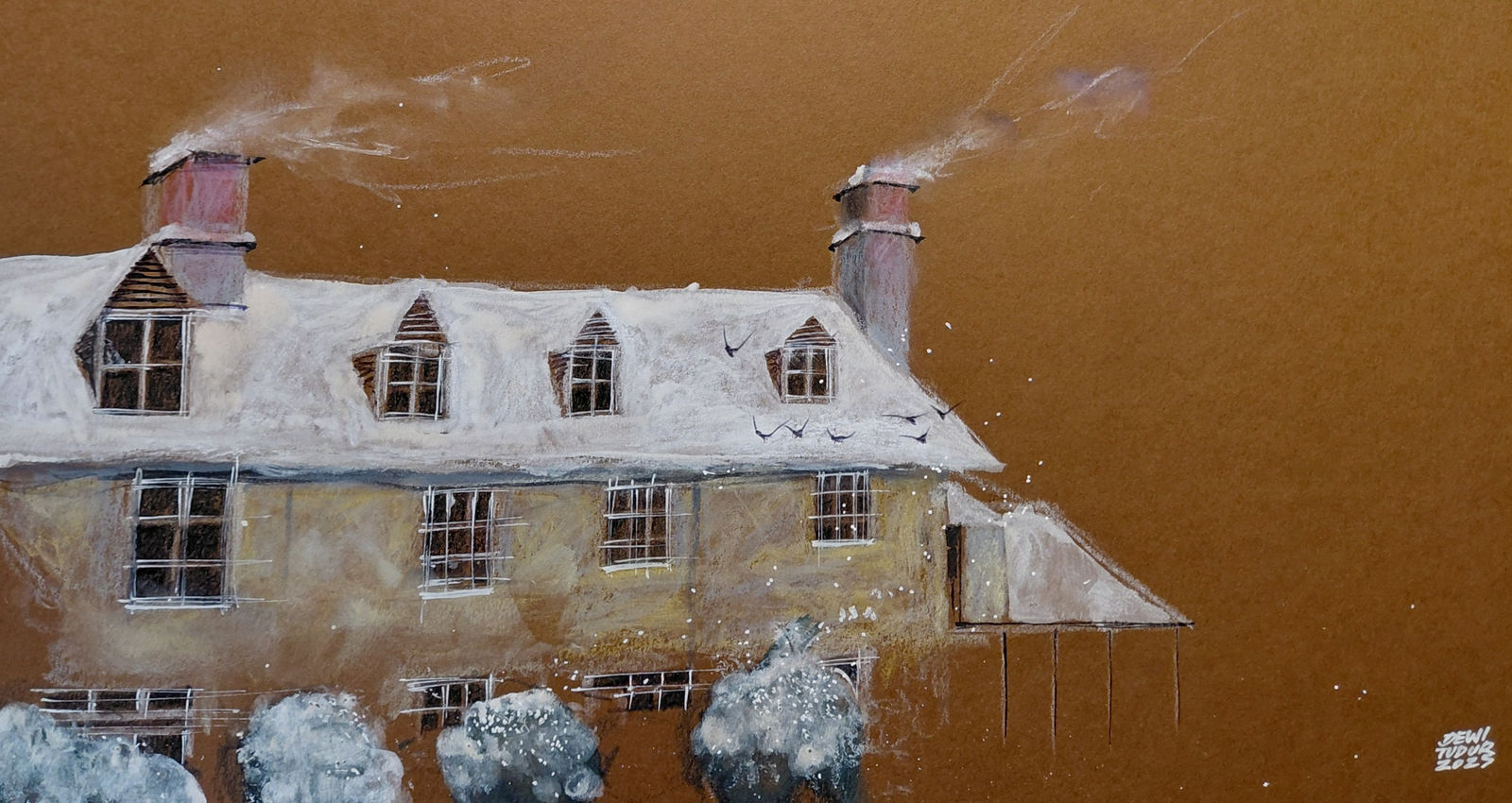 Dewi Tudur, Snow and Seven Starlings, 2025