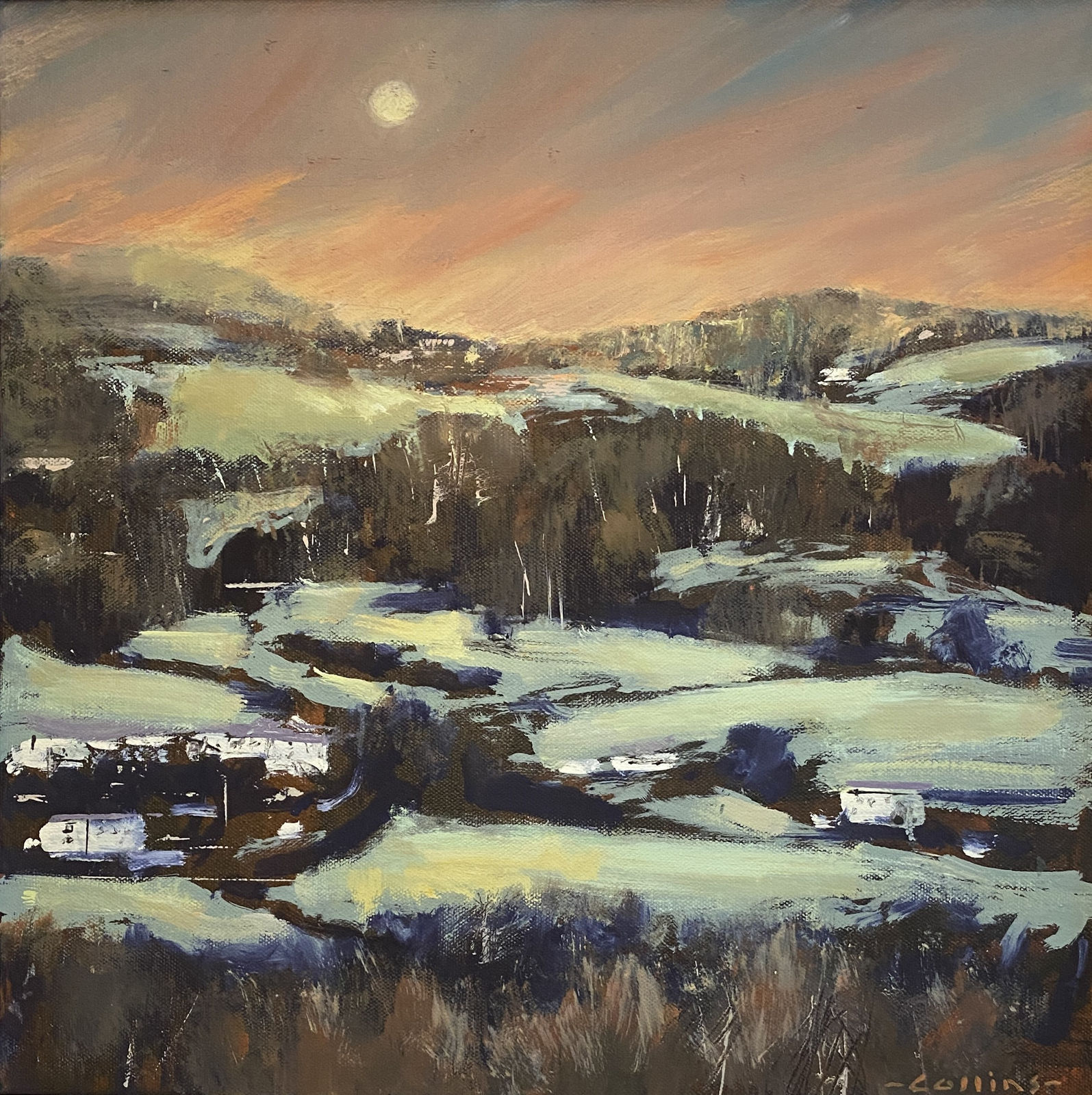 Martin Collins 1941 - 2023, The Long Night approaches, Conwy Valley, 2022