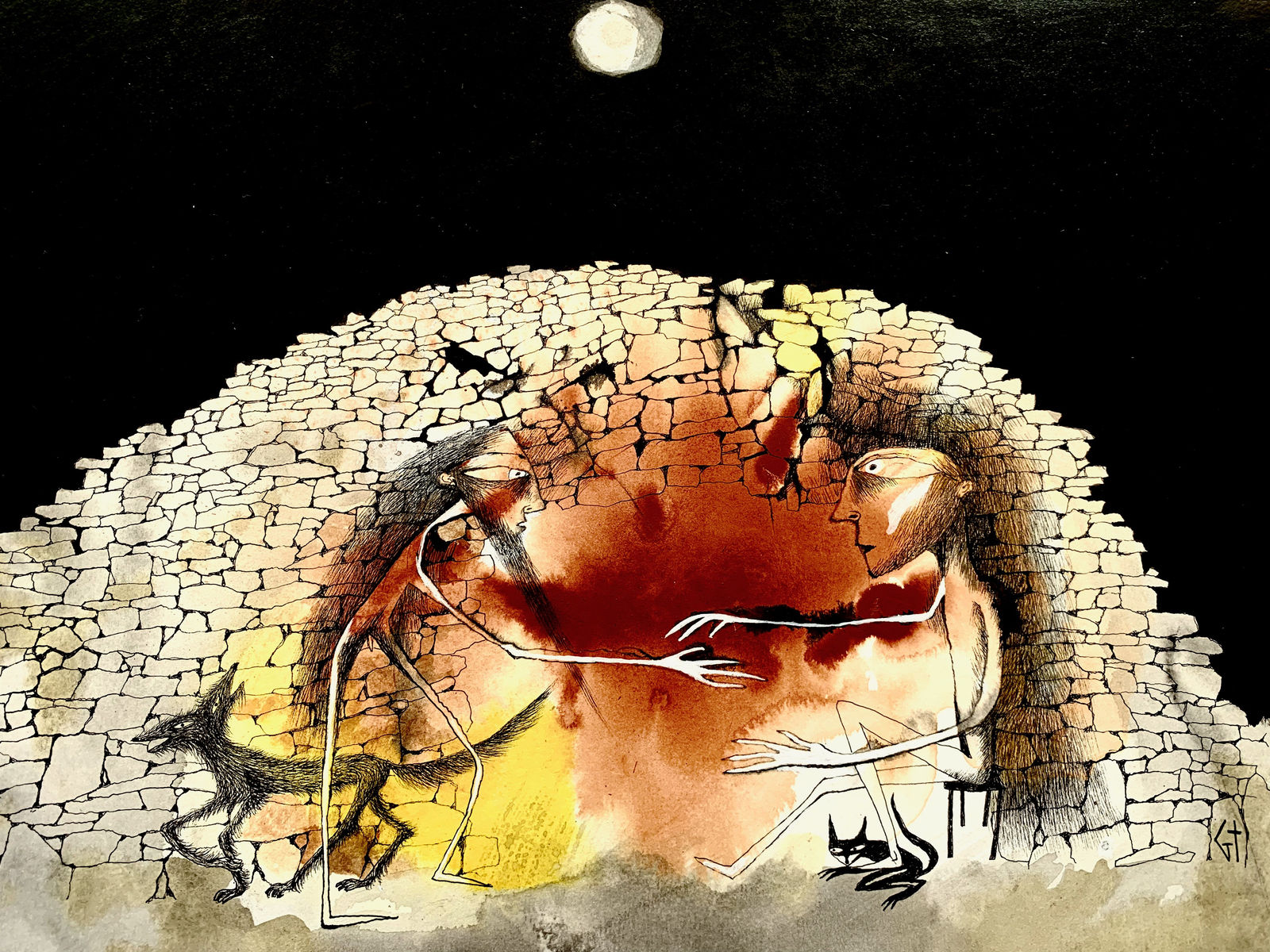 Gilly Thomas, Ancient Meeting, 2024