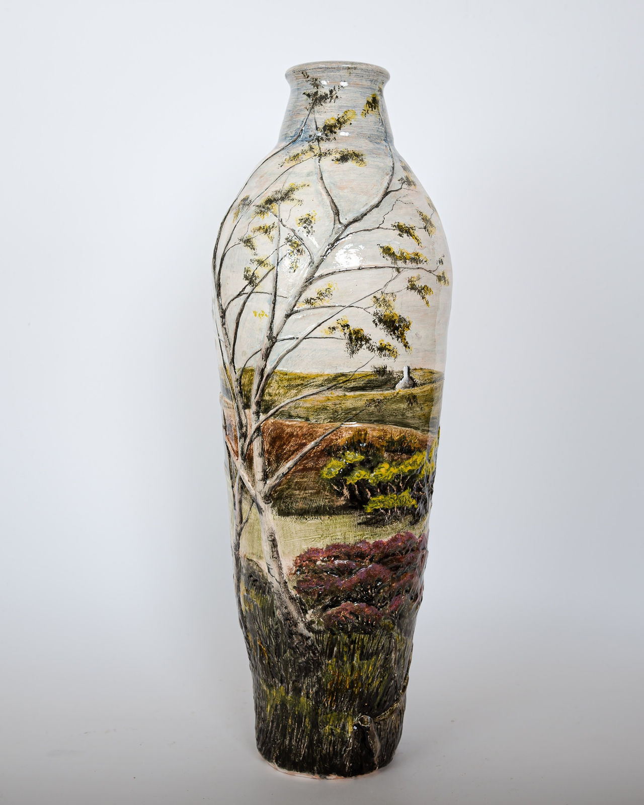 Helen Gittins, Goldfinches in Autumn, Cilcain