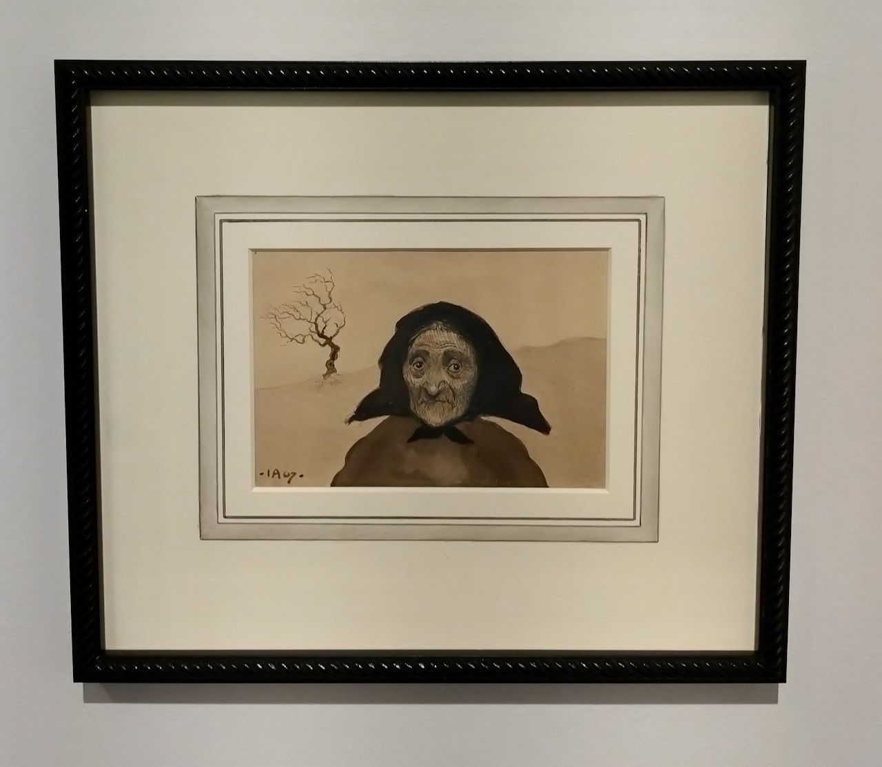 Ivar Arosenius, Old Age (Ålderdom), 1907