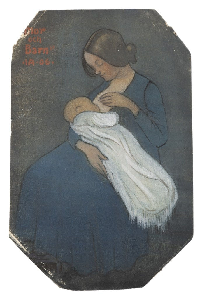 Ivar Arosenius, Mother and Child (Mor och Barn), 1906