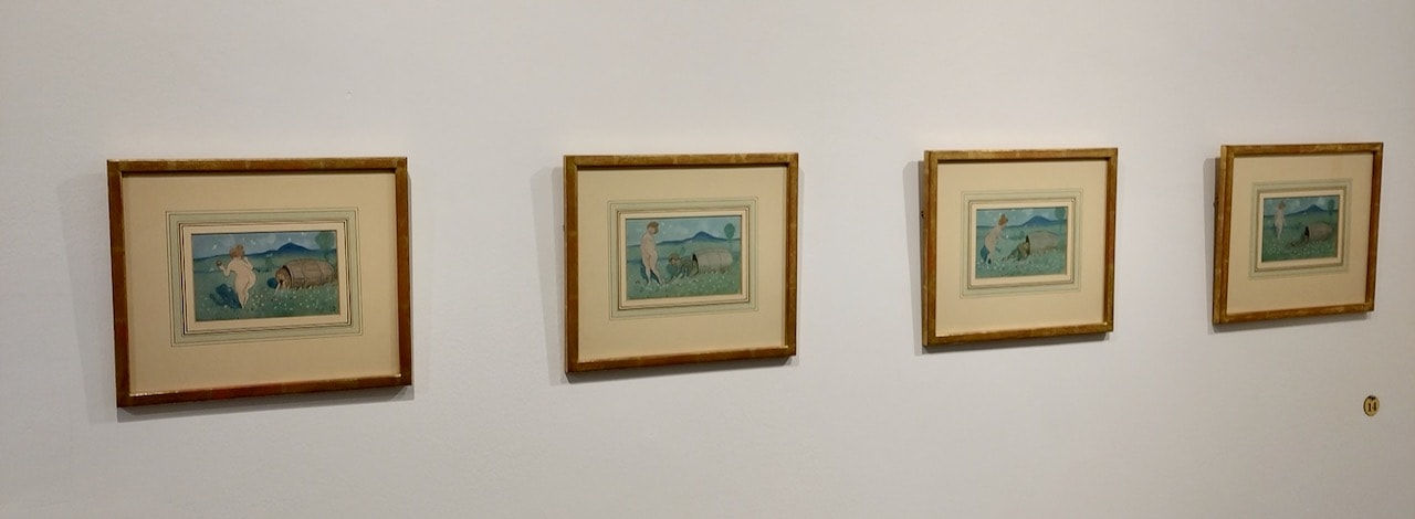 Ivar Arosenius, Venus and Diogenes , 1908