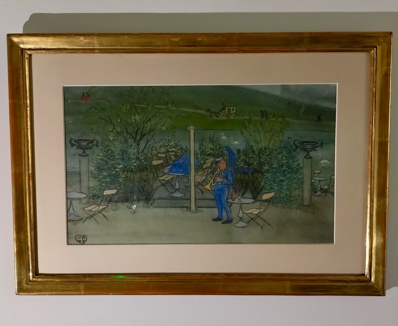 Ivar Arosenius, Orchestra (Orkester, Slottsskogen), 1903