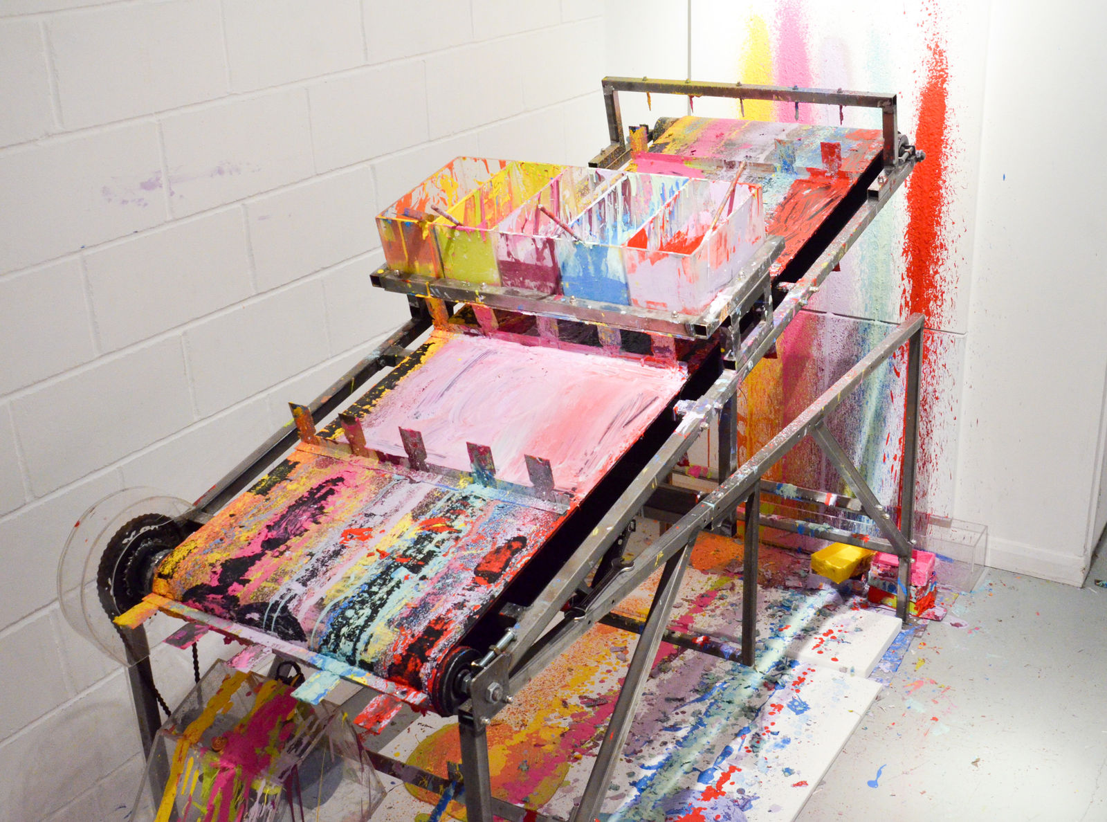 Cara Mills, Painting Machine, 2017