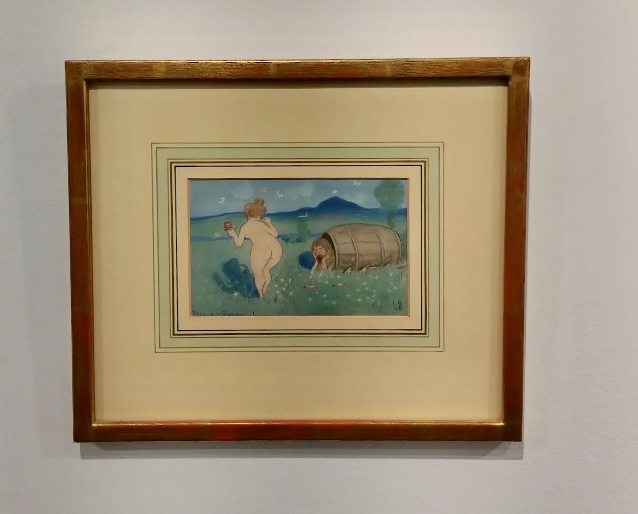 Ivar Arosenius, Venus and Diogenes , 1908