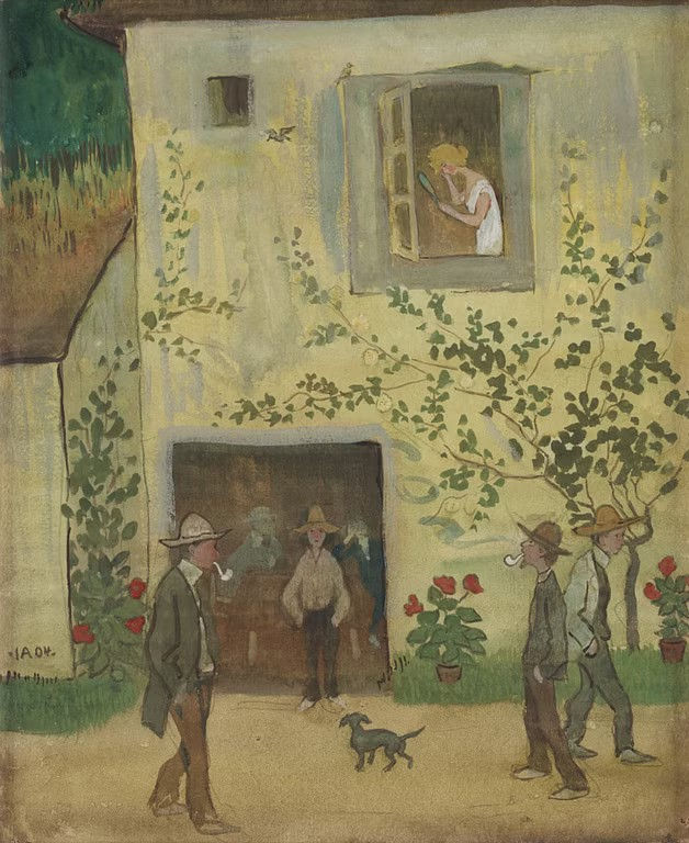 Ivar Arosenius, Awaiting (I väntan), 1904