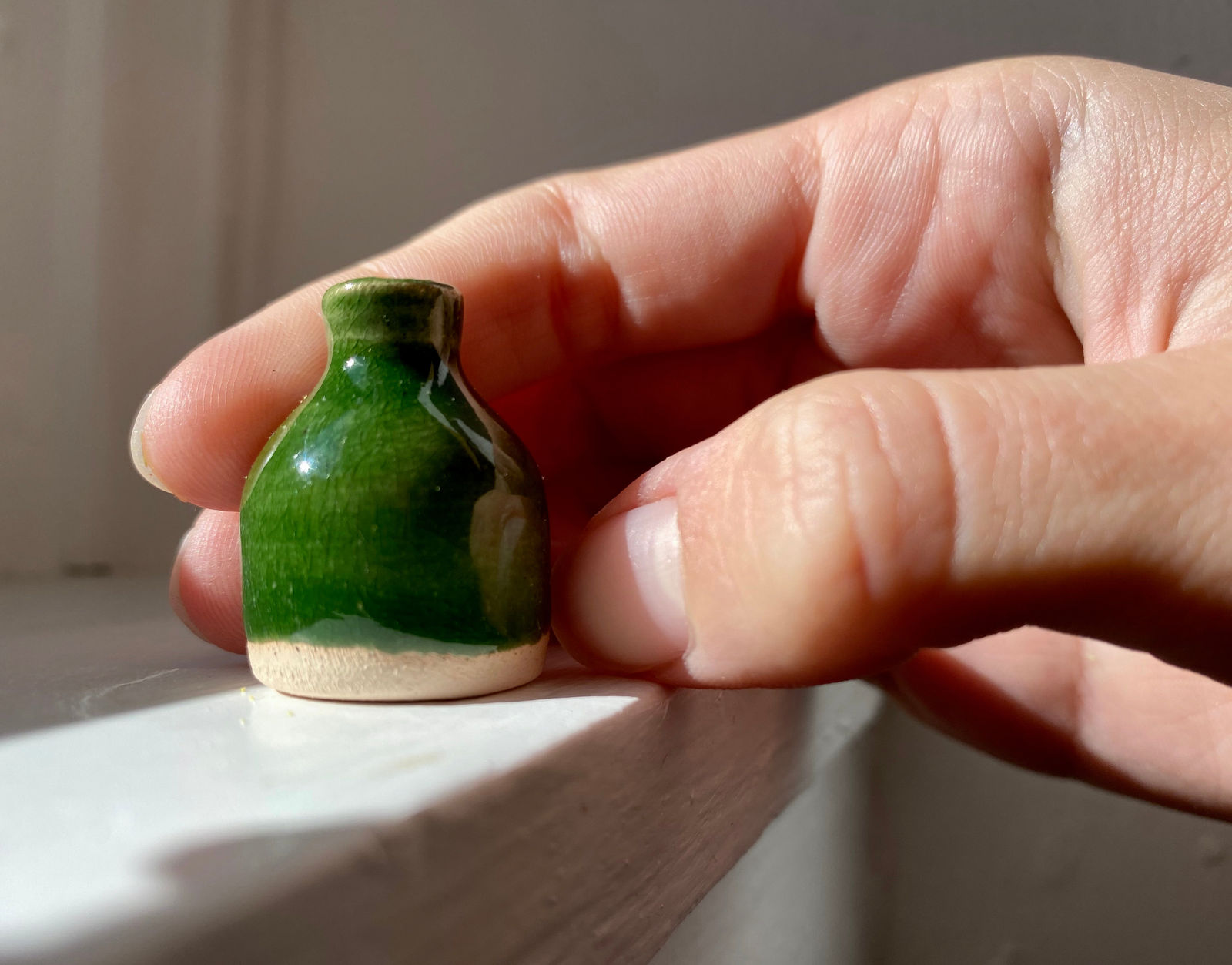 Tilly Slight, Mossy green V, 2020