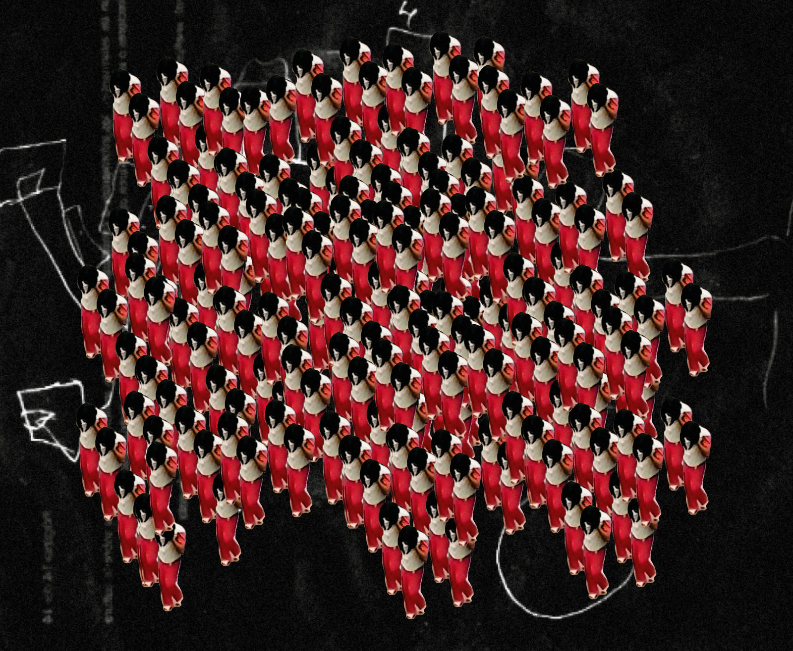 Laia Abril, CASE PIECE #1 CHALCO, (Case 1, Mexico, On Mass Hysteria), 2023